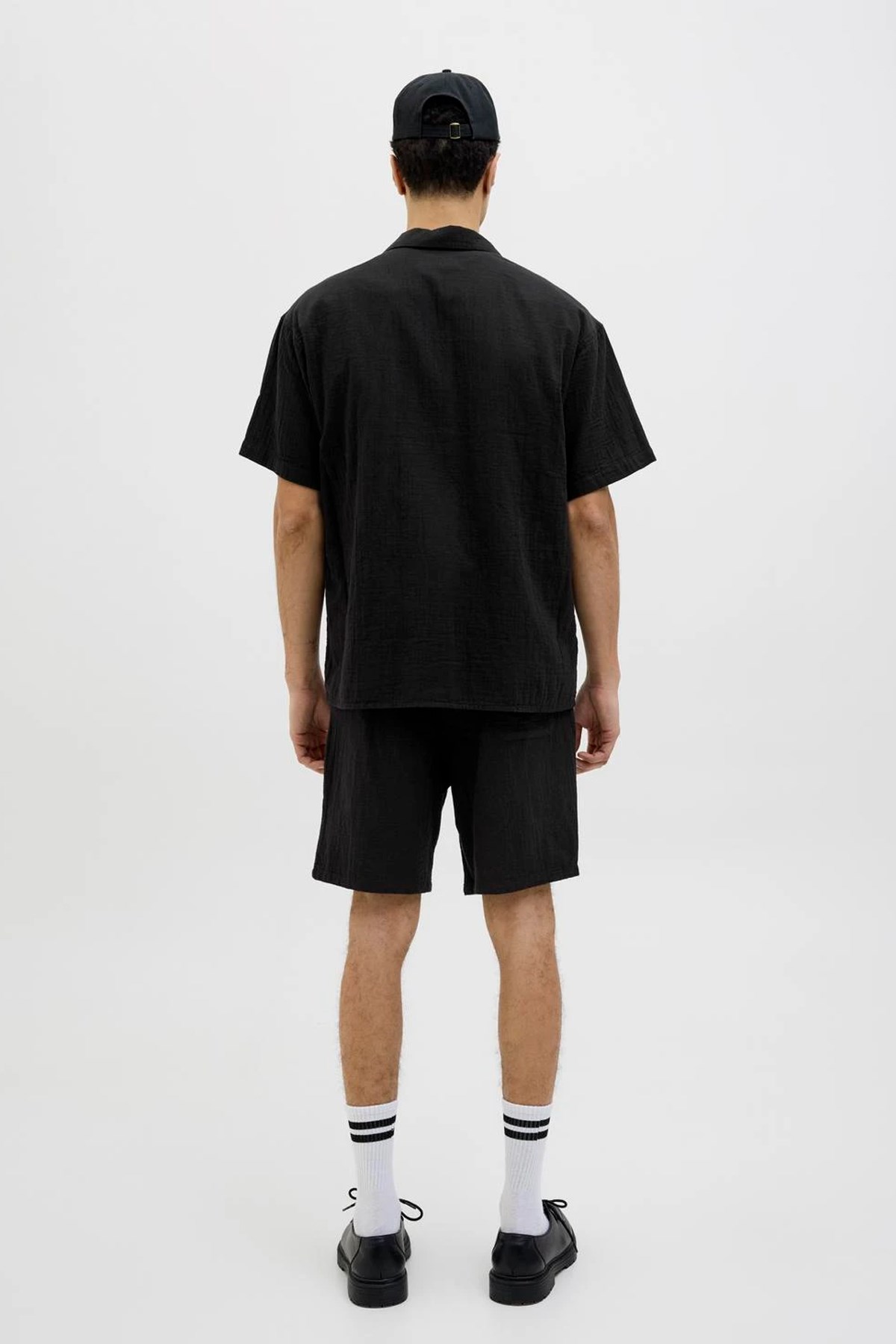 Jack & Jones Joreaster Patras Erkek Gömlek 12274798 Siyah