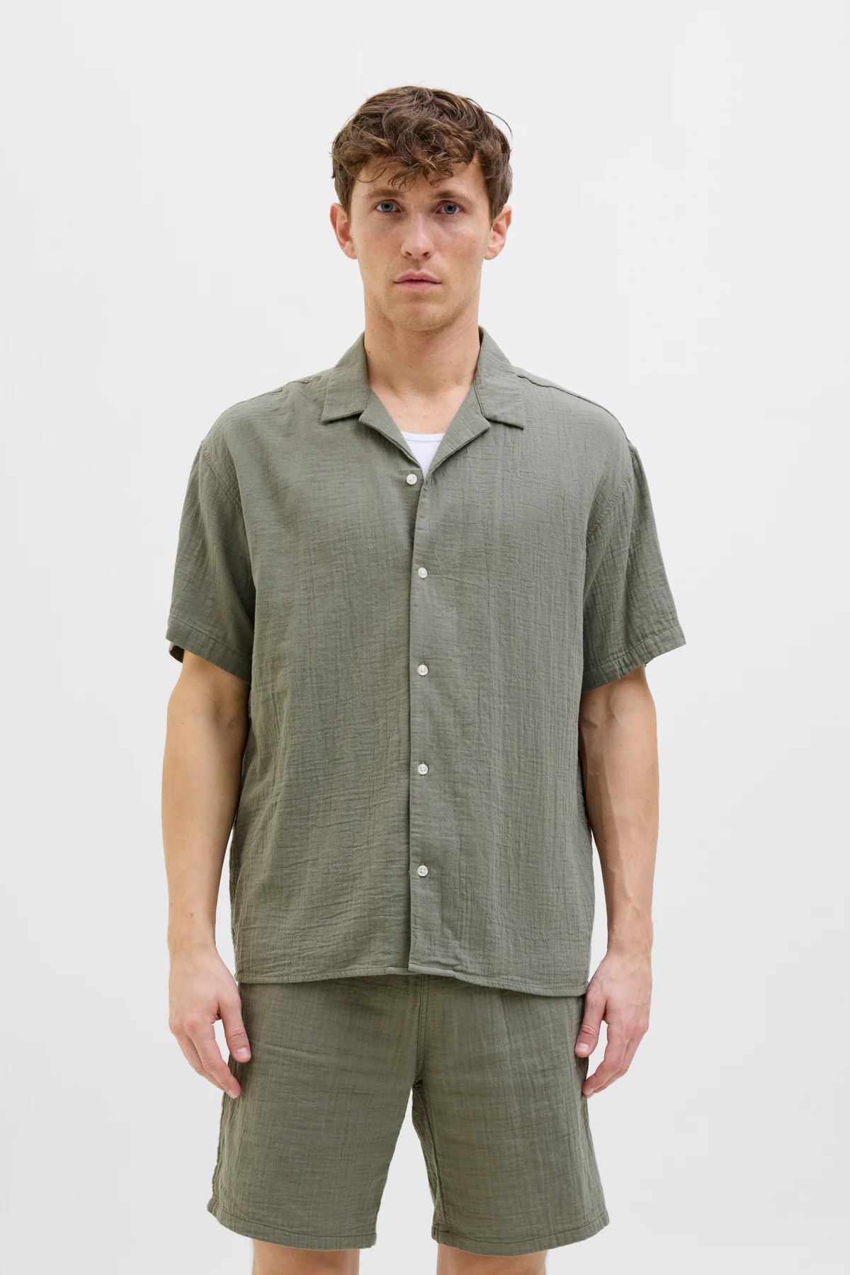 Jack & Jones Joreaster Patras Erkek Gömlek 12274798 Yeşil