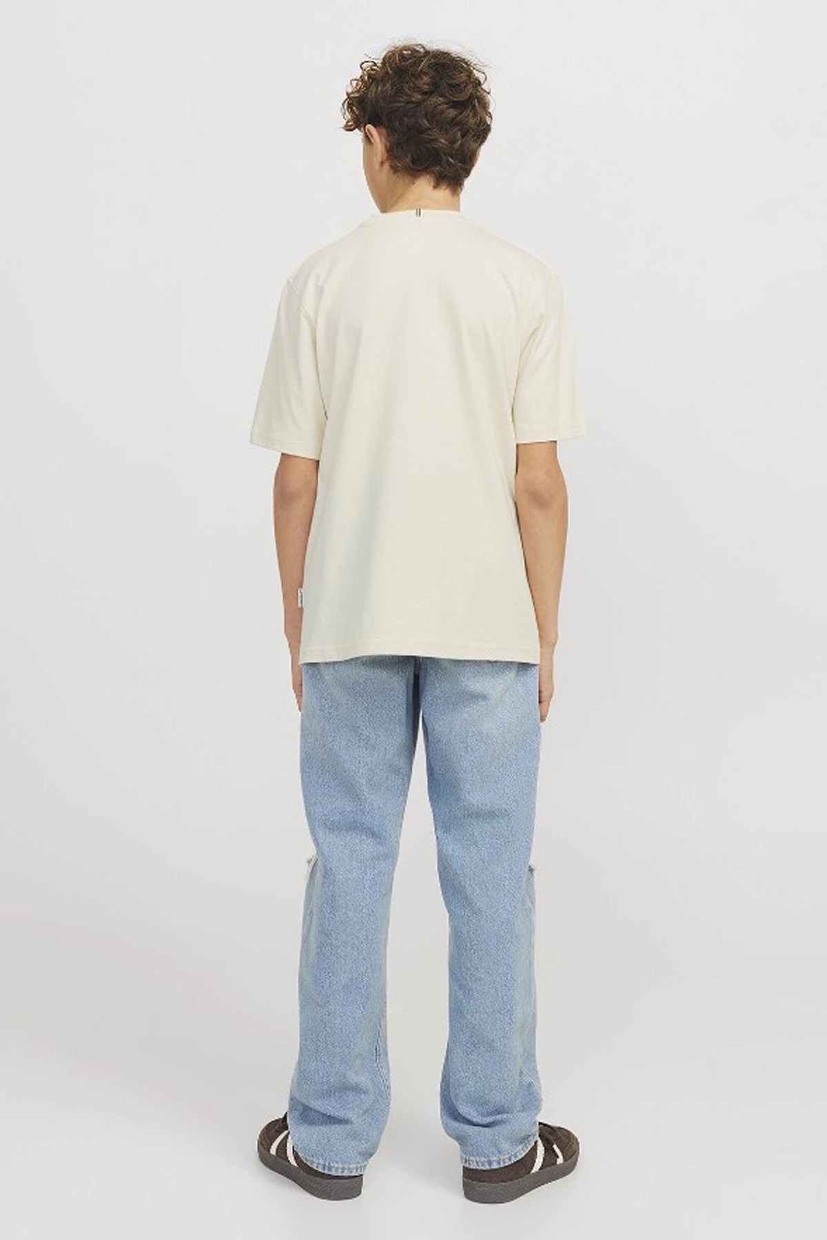 Jack & Jones Jorfrederiksberg Çocuk Tişört 12274890 Beyaz