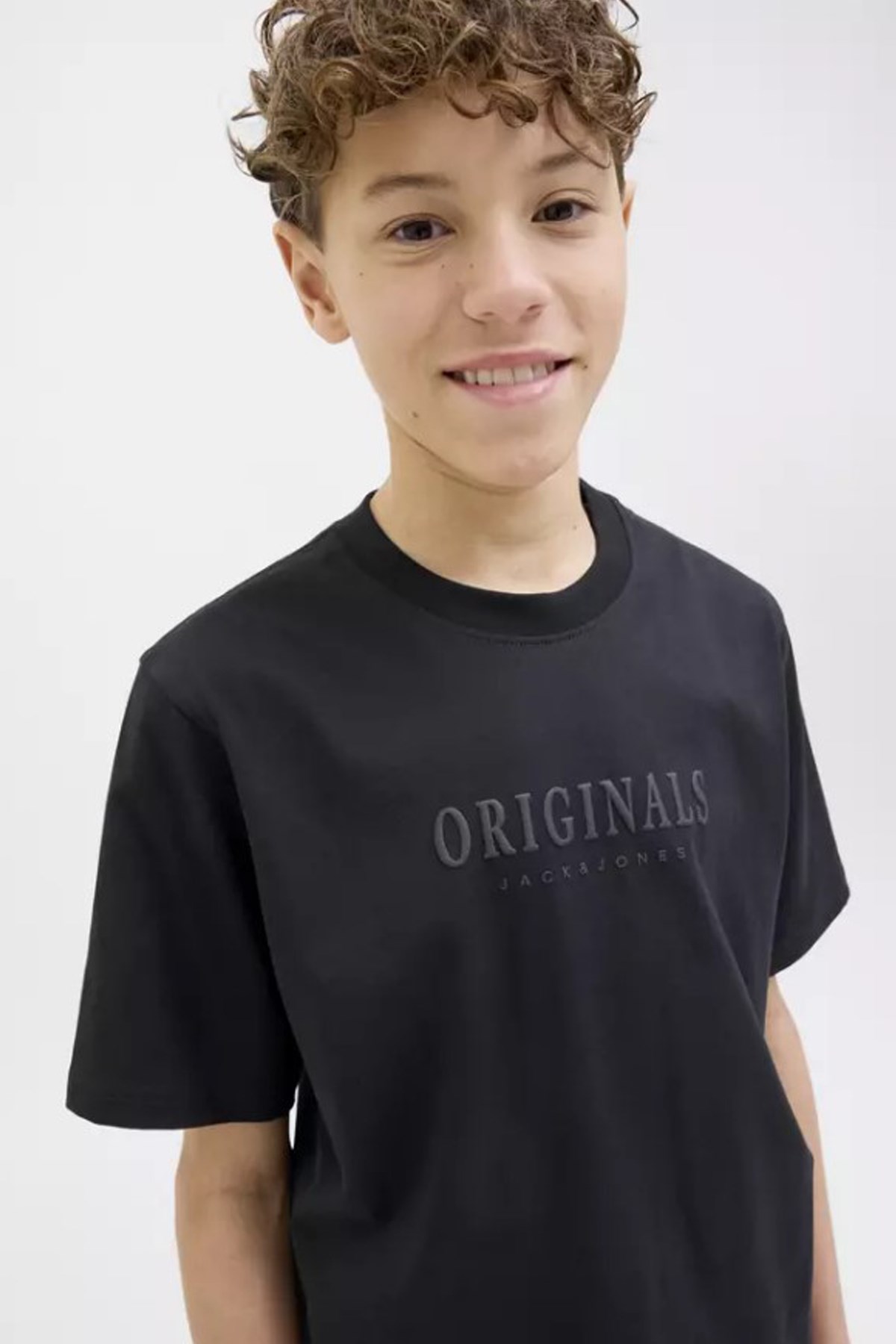 Jack & Jones Jorfrederiksberg Çocuk Tişört 12274890 Siyah