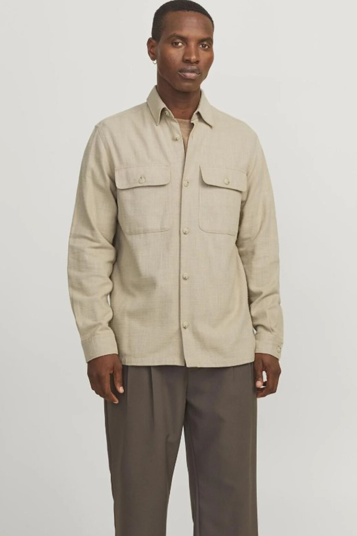 Jack & Jones Jprccraymond Erkek Gömlek 12274954 Bej