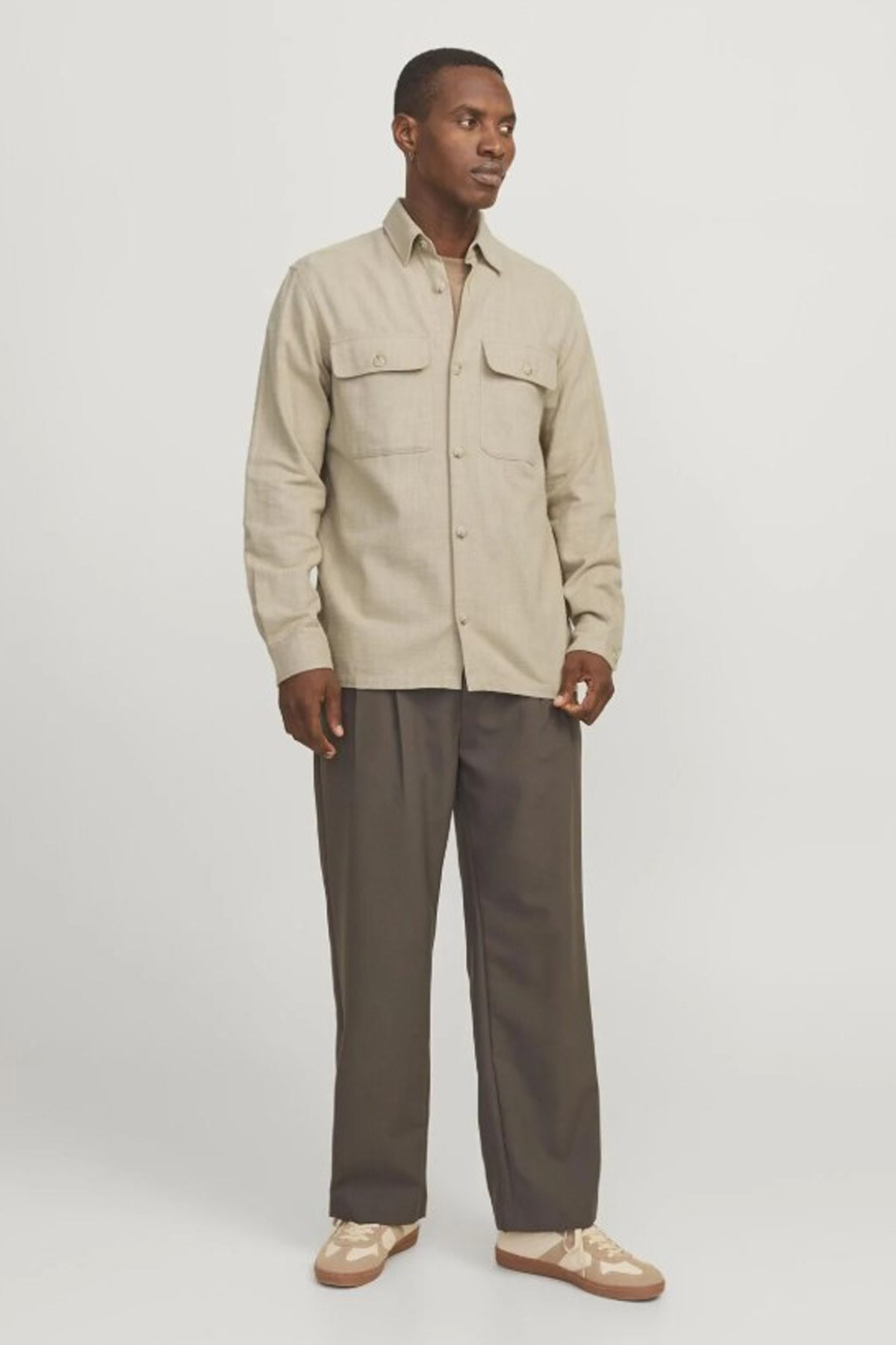 Jack & Jones Jprccraymond Erkek Gömlek 12274954 Bej