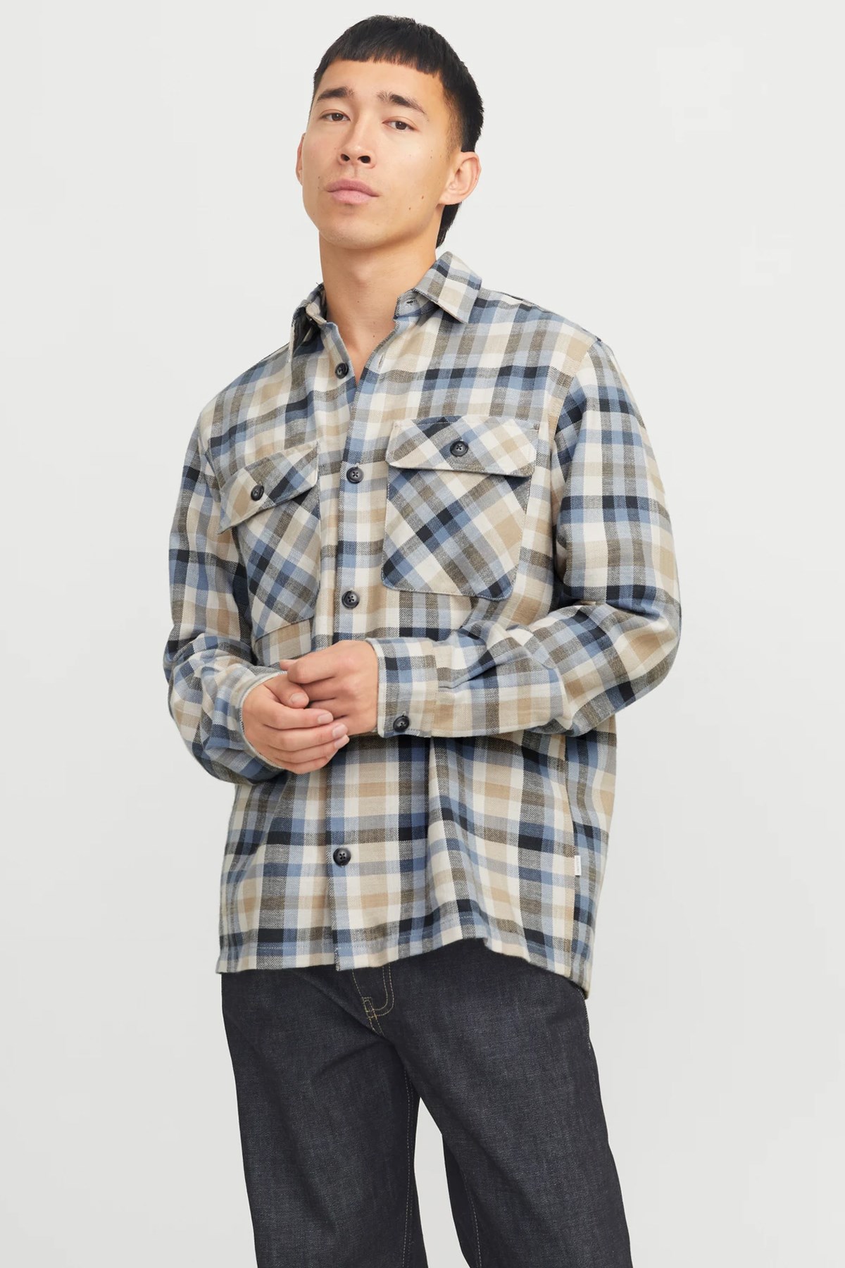 Jack & Jones Jprccraymond Erkek Gömlek 12274956 Mavi