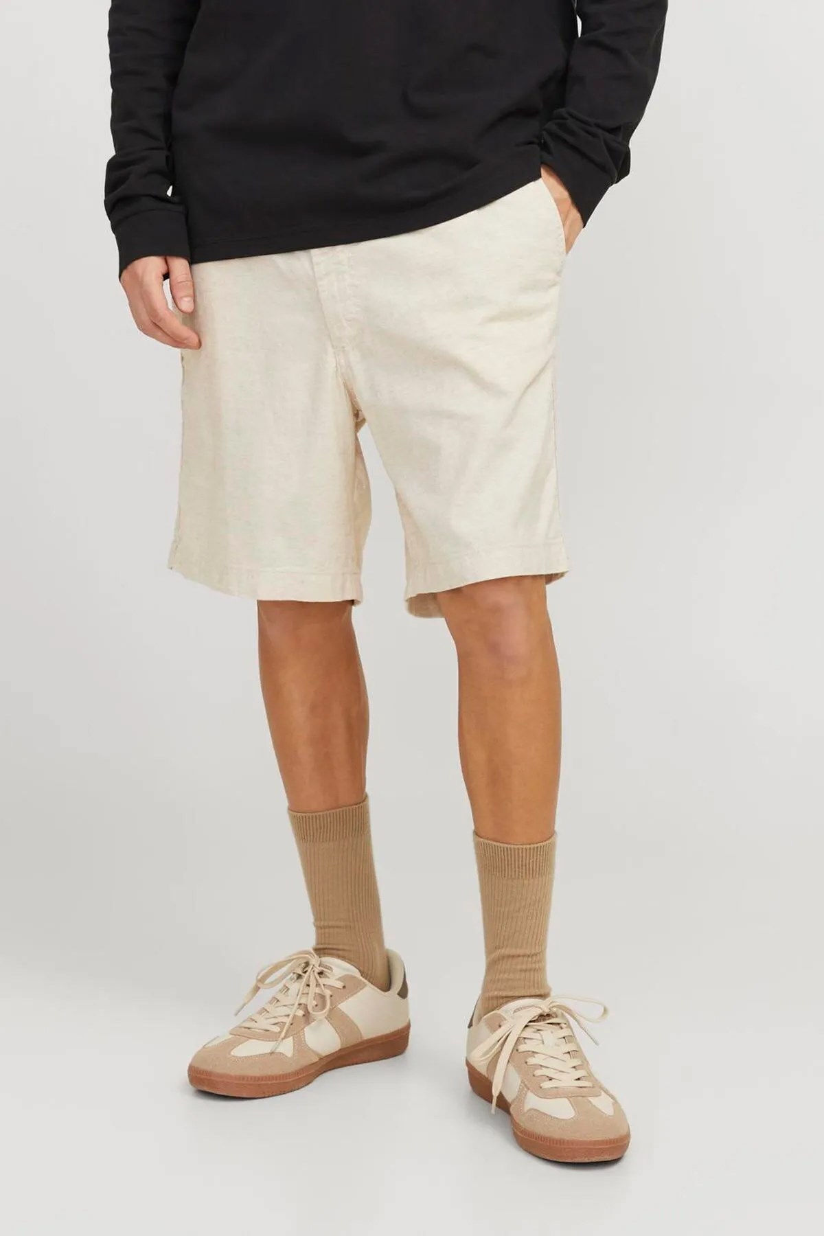 Jack & Jones Jpstjaiden Campaign Erkek Şort 12274968 Krem