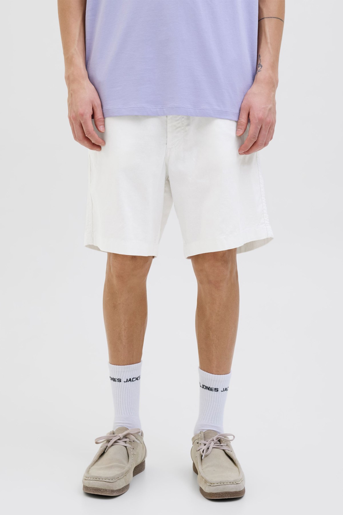 Jack & Jones Jpstjaiden Campaign Erkek Şort 12274968 Beyaz
