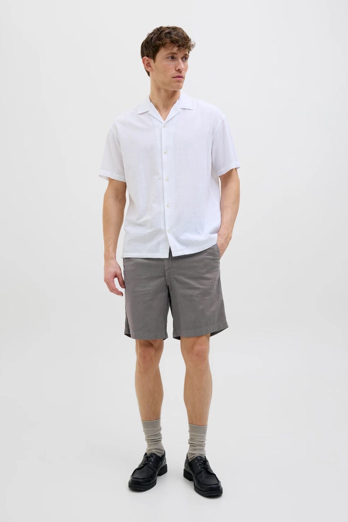 Jack & Jones Jpstjaiden Campaign Erkek Şort 12274968 Gri