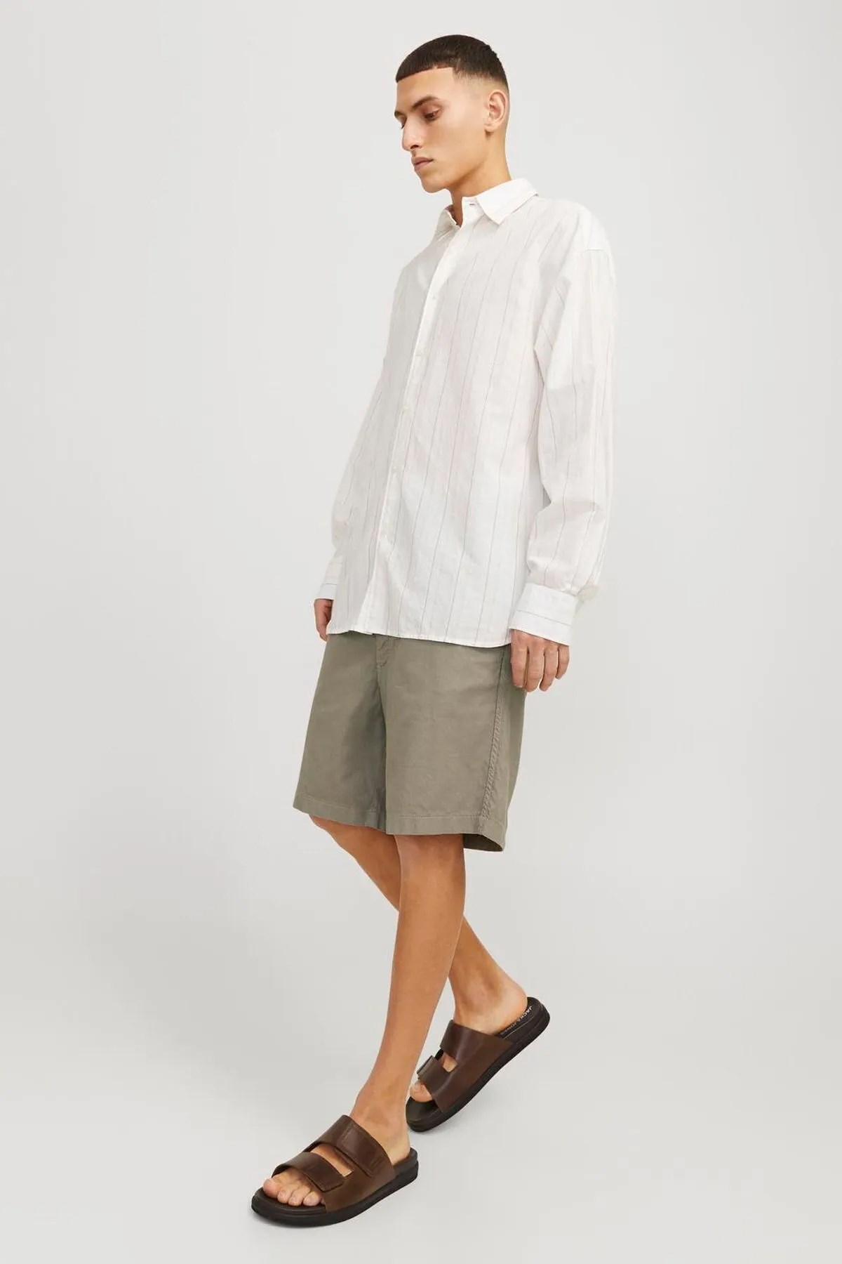 Jack & Jones Jpstjaiden Campaign Erkek Şort 12274968 Haki