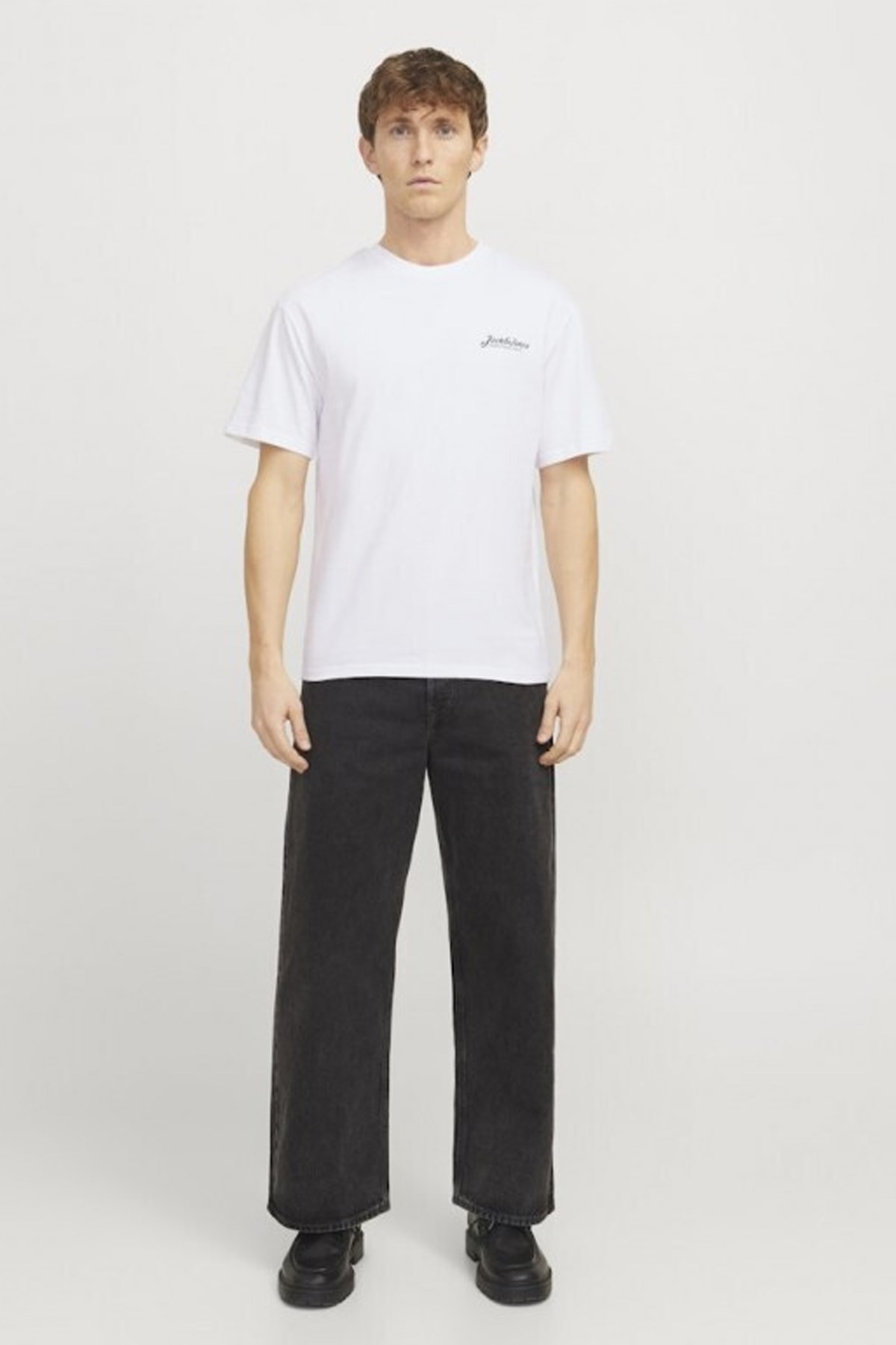 Jack & Jones Jjbeau Erkek Tişört 12275012 Beyaz