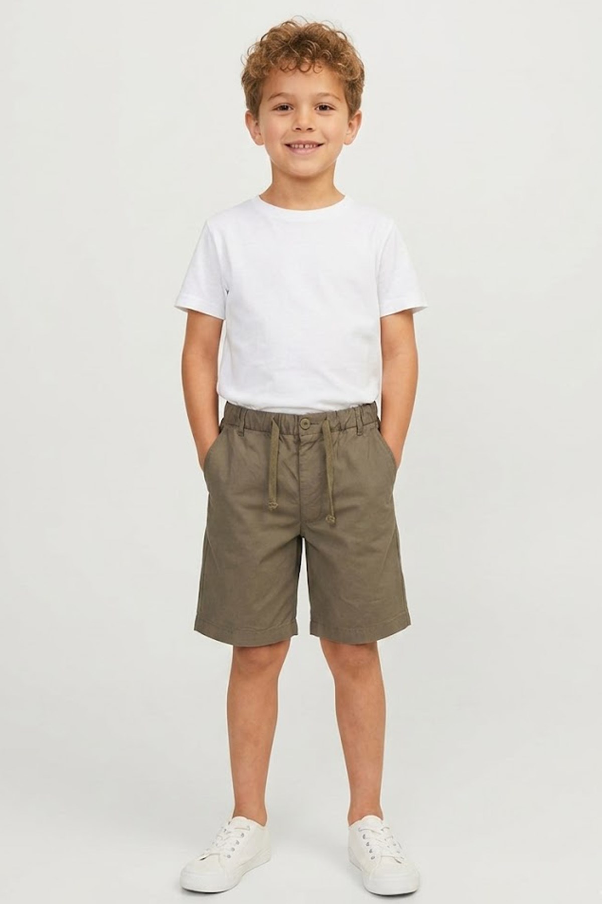 Jack & Jones Jpstjaiden Çocuk Şort 12275013 Açık Kahverengi