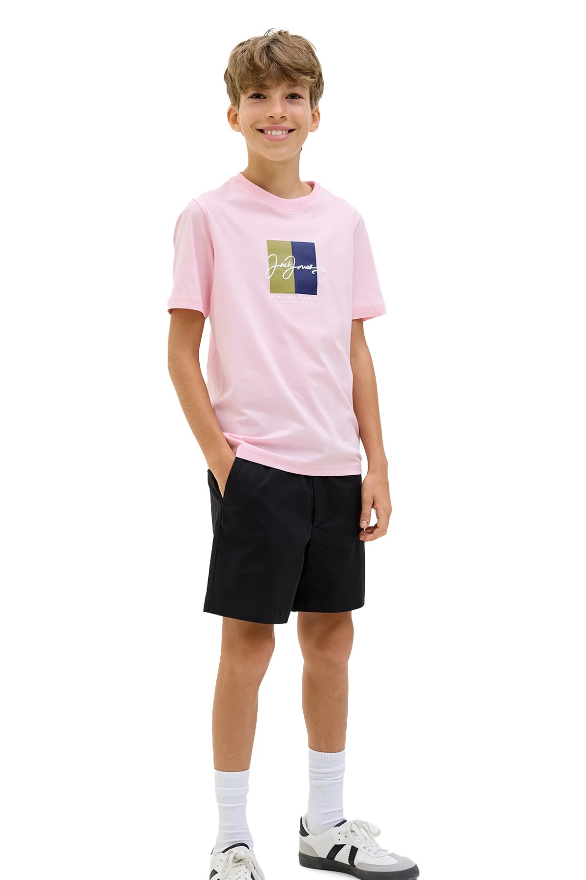 Jack & Jones Jpstjaiden Çocuk Şort 12275013 Siyah