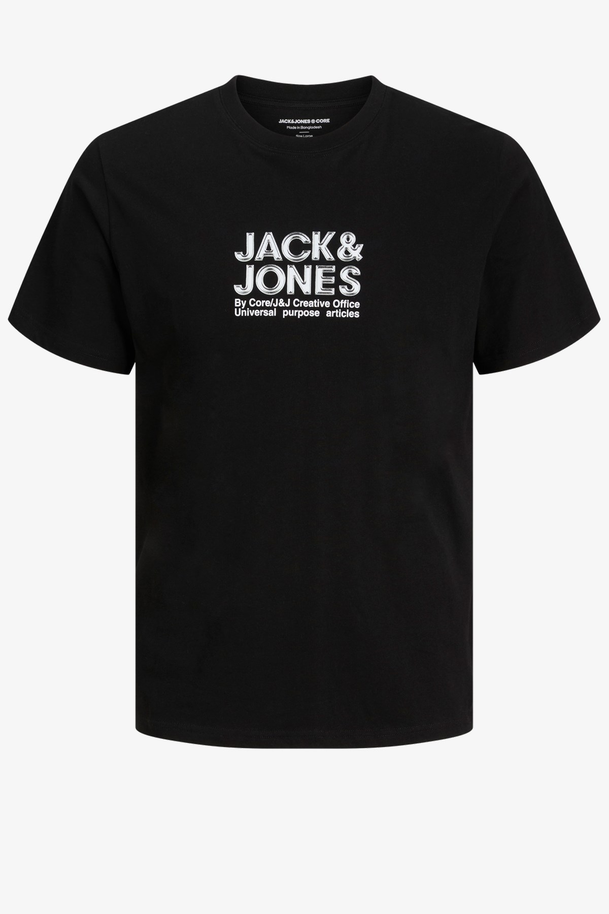Jack & Jones Jcodynamic Branding Fst Erkek Tişört 12276393 Siyah