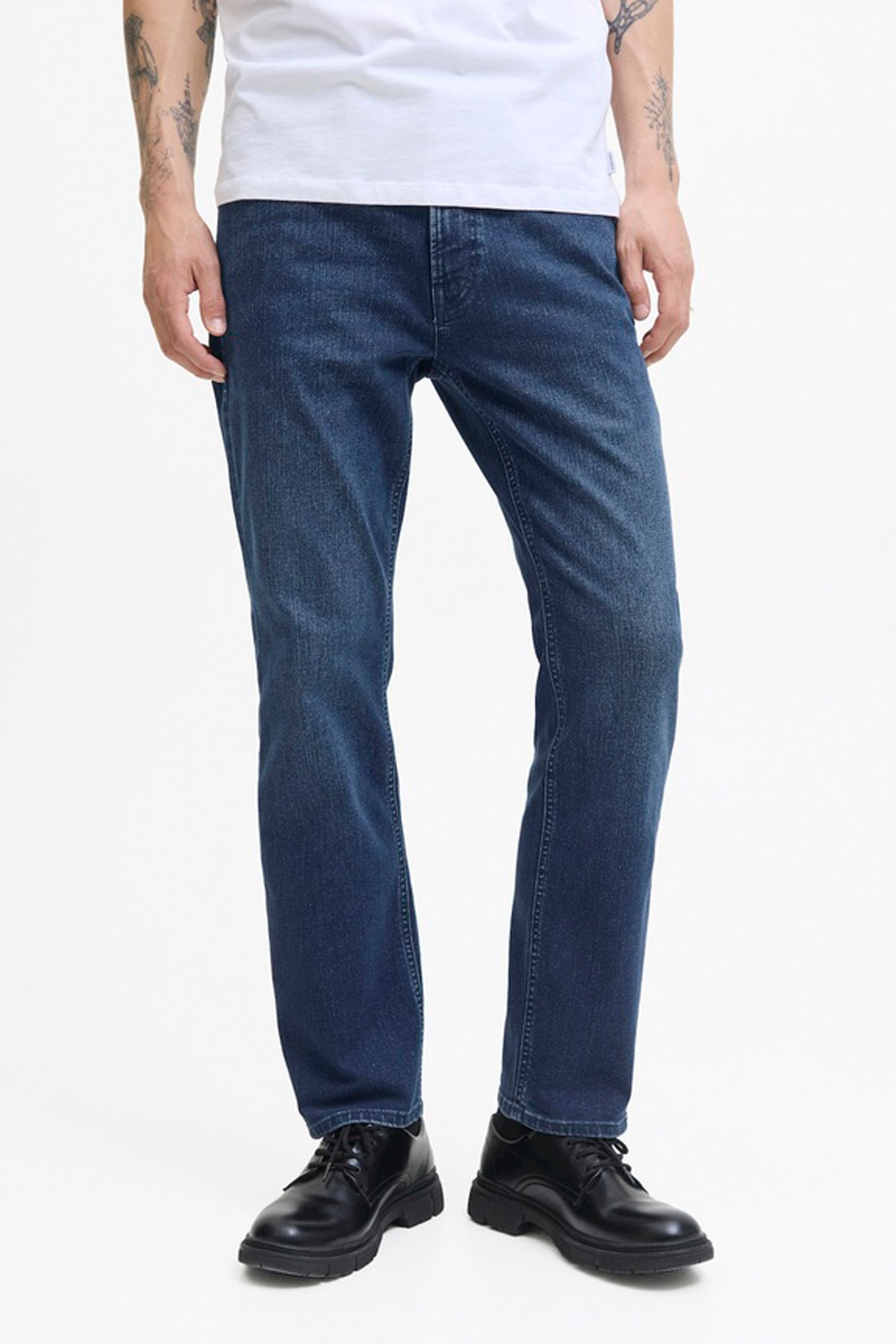 Jack & Jones Jjiclark Erkek Jean 12276482 Mavi