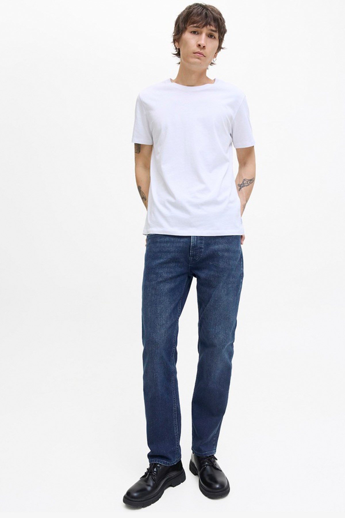 Jack & Jones Jjiclark Erkek Jean 12276482 Mavi