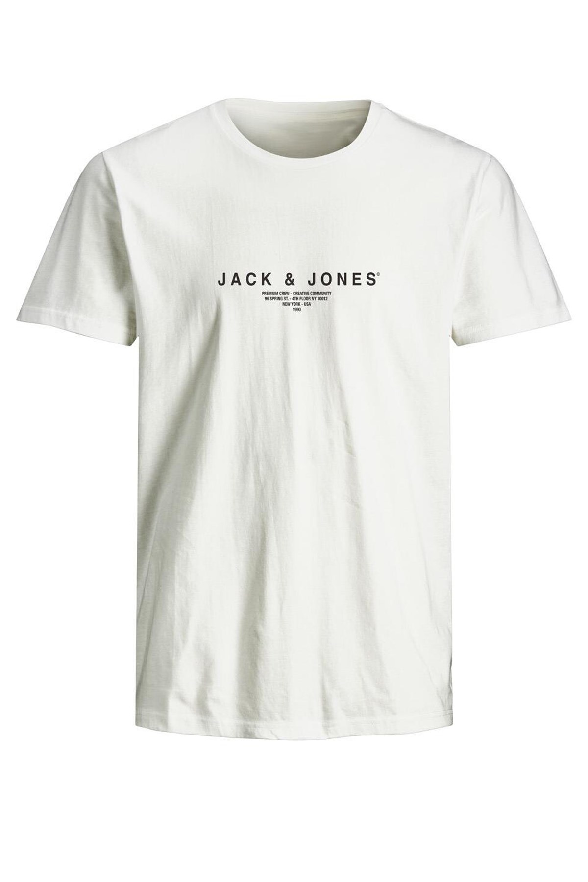 Jack & Jones Jprblaharris Ss Erkek Tişört 12276646 Beyaz