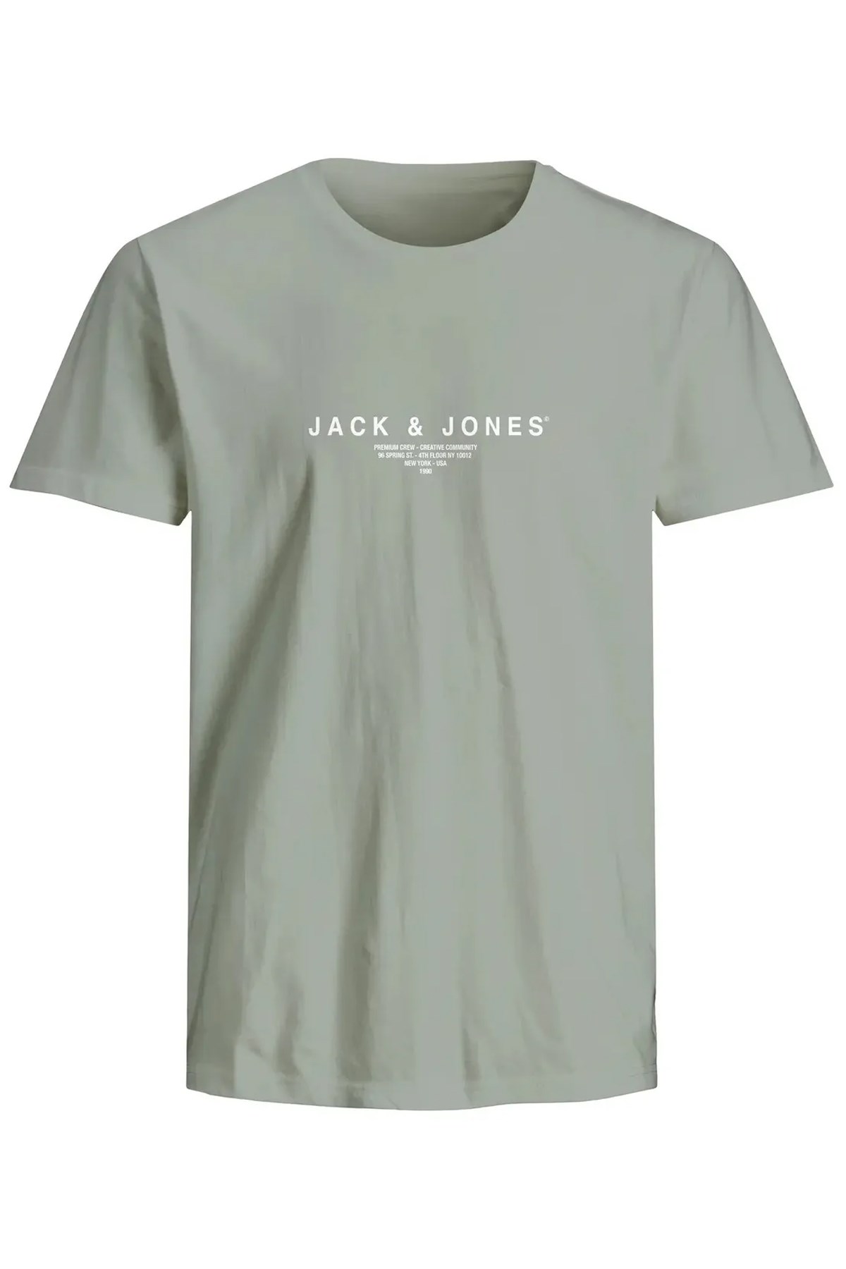 Jack & Jones Jprblaharris Ss Erkek Tişört 12276646 Gri