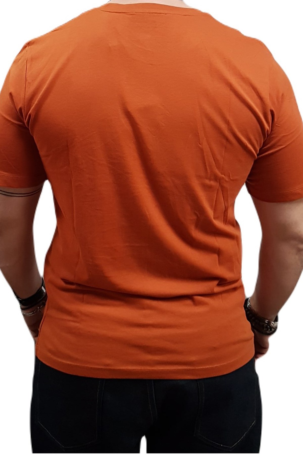 Jack & Jones Jprblufreddy Ss Erkek Tişört 12276650 Kahverengi