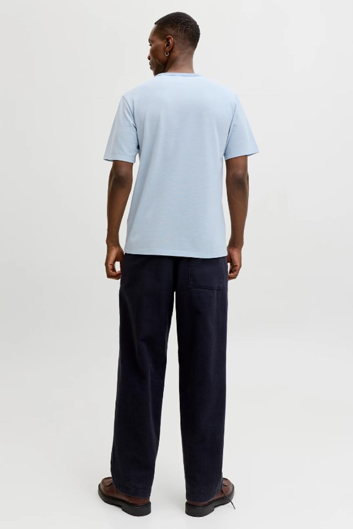 Jack & Jones Jprblualves Erkek Tişört 12276801 Açık Mavi