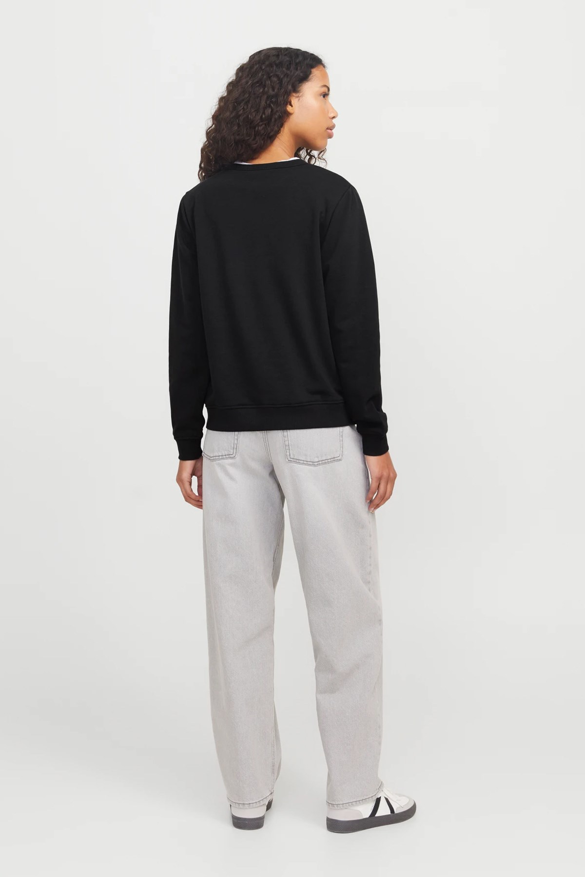 Jack & Jones Jxmadi Kadın Sweatshirt Siyah