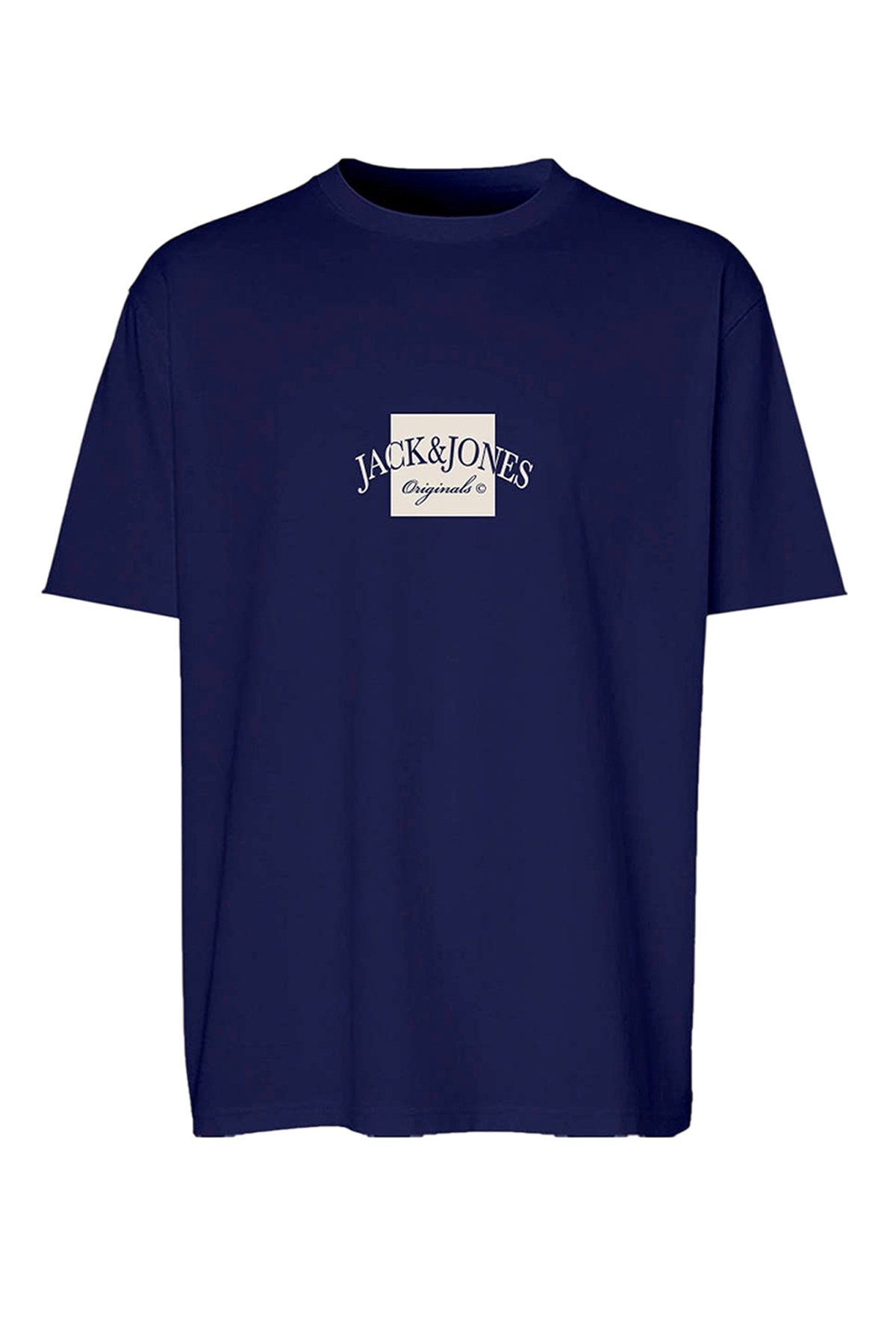 Jack & Jones Jorboston Fst Erkek Tişört 12277888 Mavi