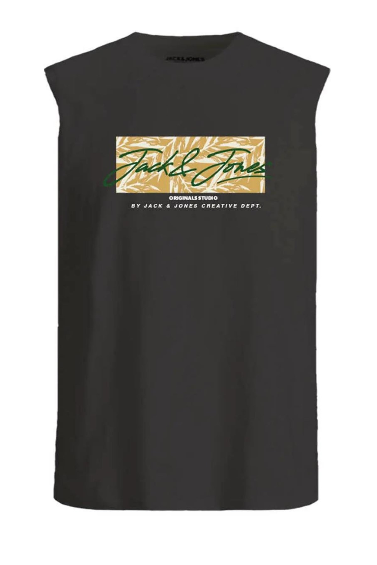 Jack & Jones Jorsplit Tee Sl Erkek Tişört 12277942 Siyah