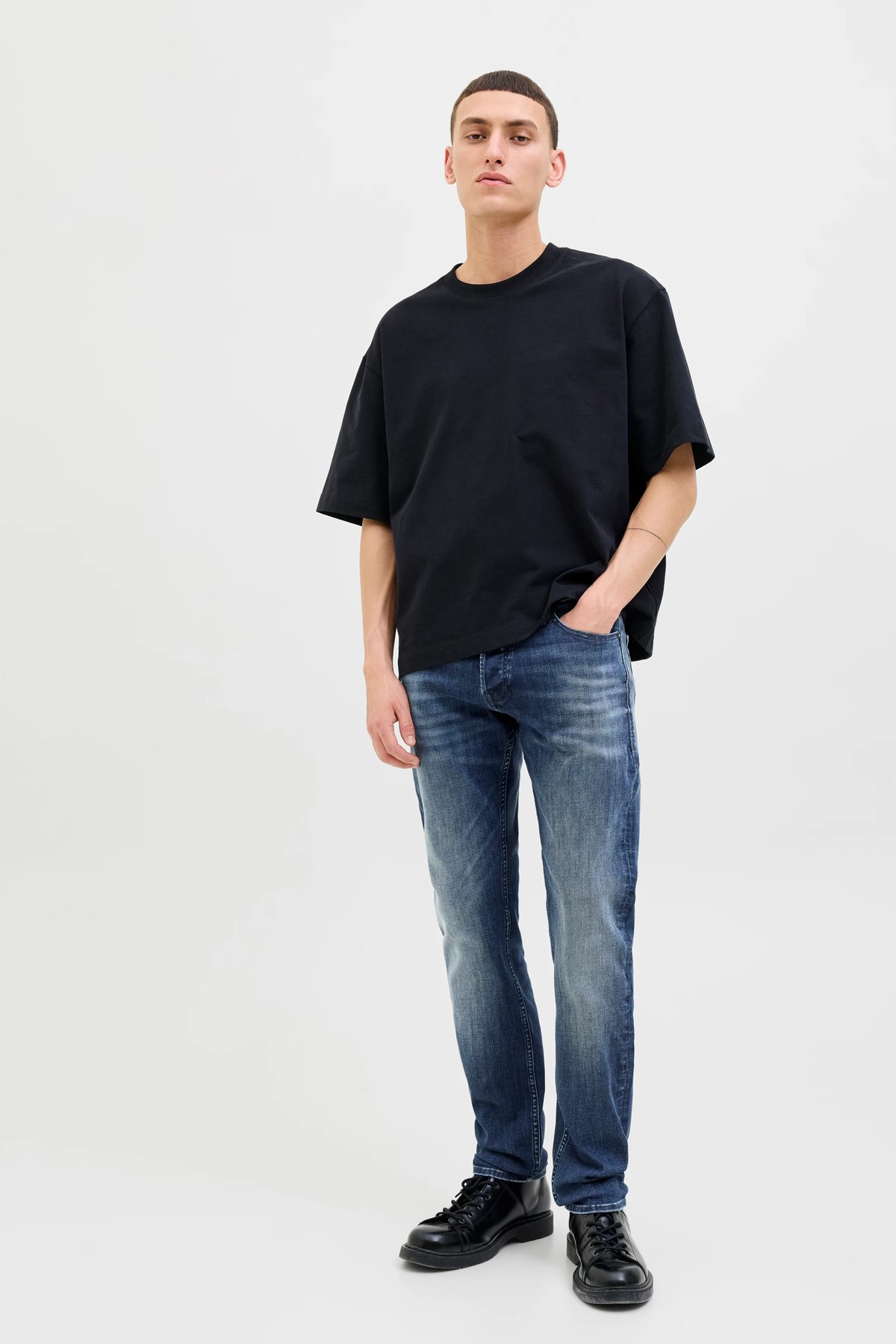 Jack & Jones Jjiglenn Erkek Jean 12278144 Mavi