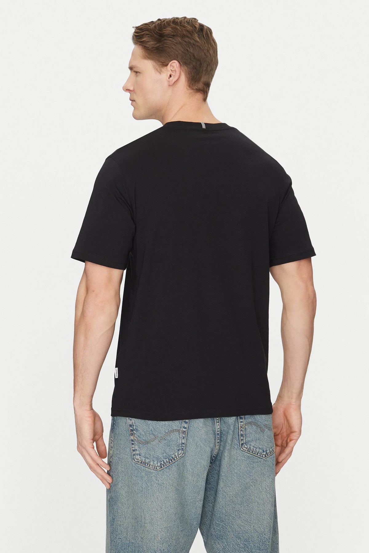 Jack & Jones Jorfrederiksberg Erkek Tişört 12278266 Siyah