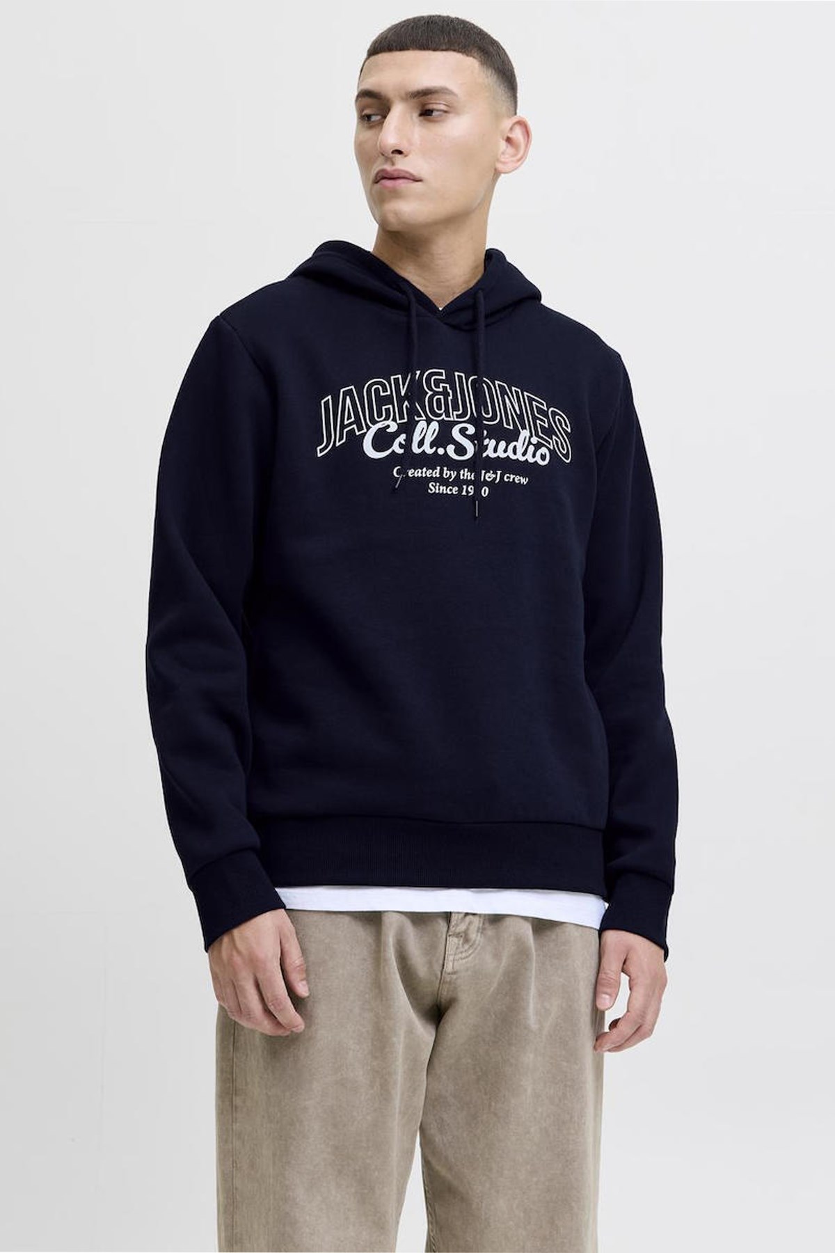 Jack & Jones Jjmakoto Erkek Sweatshirt 12278606 Mavi