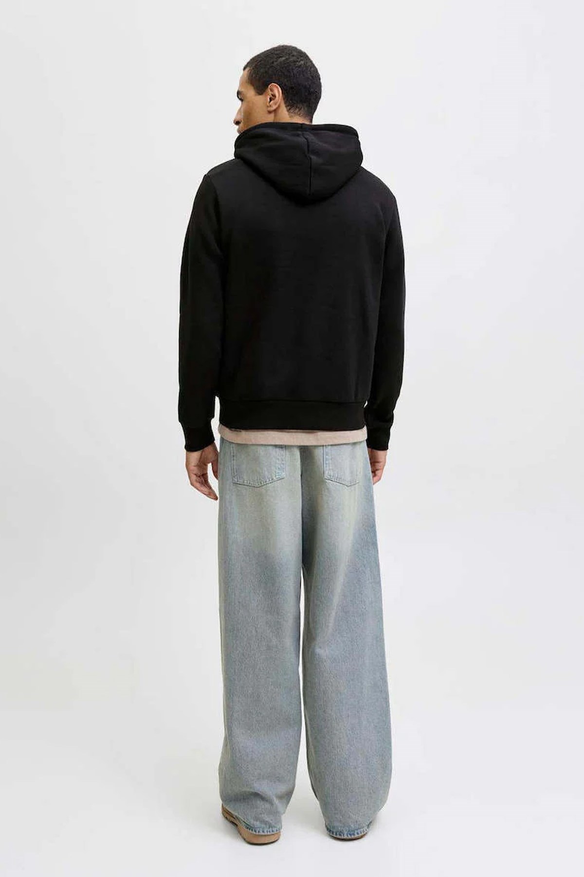 Jack & Jones Jjmakoto Erkek Sweatshirt 12278606 Siyah