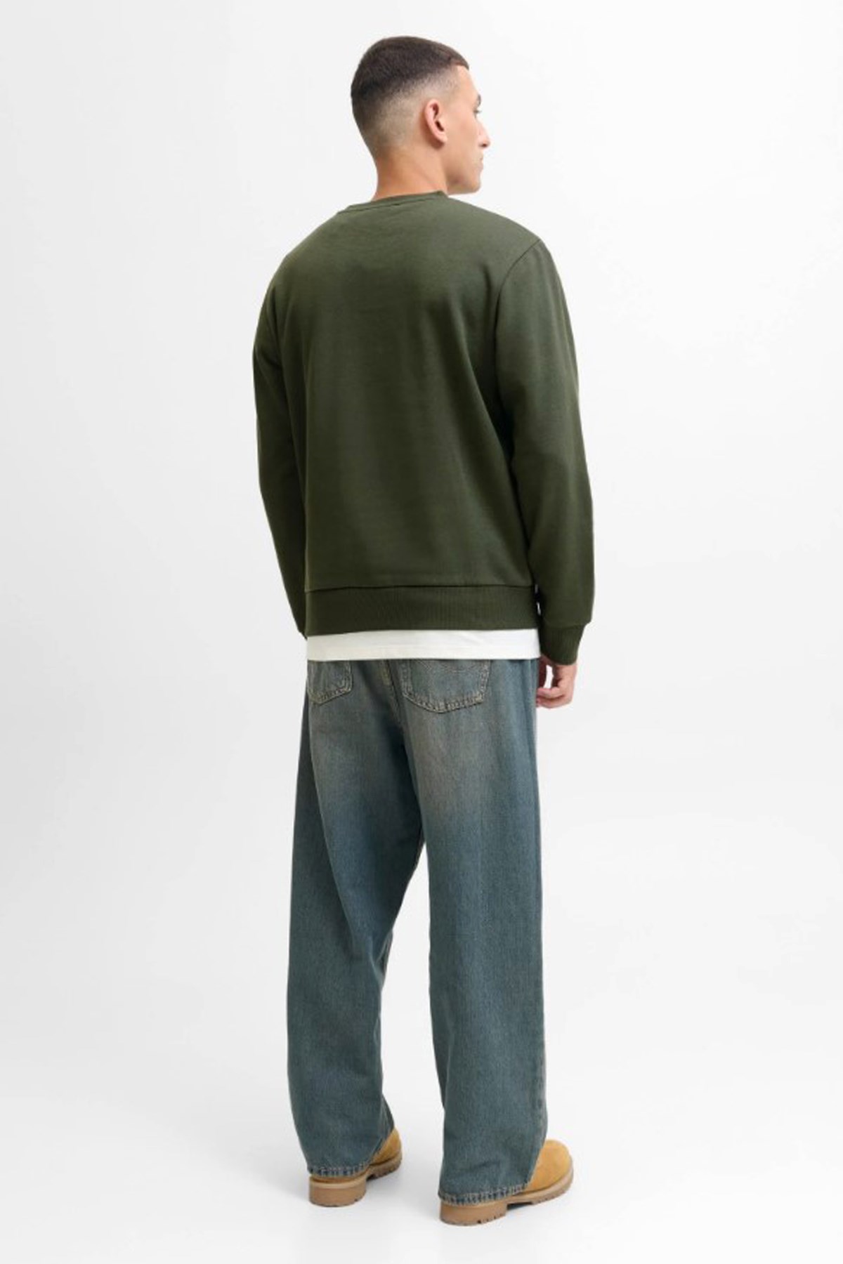 Jack & Jones Jjpan Erkek Sweatshirt 12278617 Çok Renkli