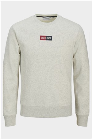 Jack & Jones Jjpan Erkek Sweatshirt 12278617 Beyaz
