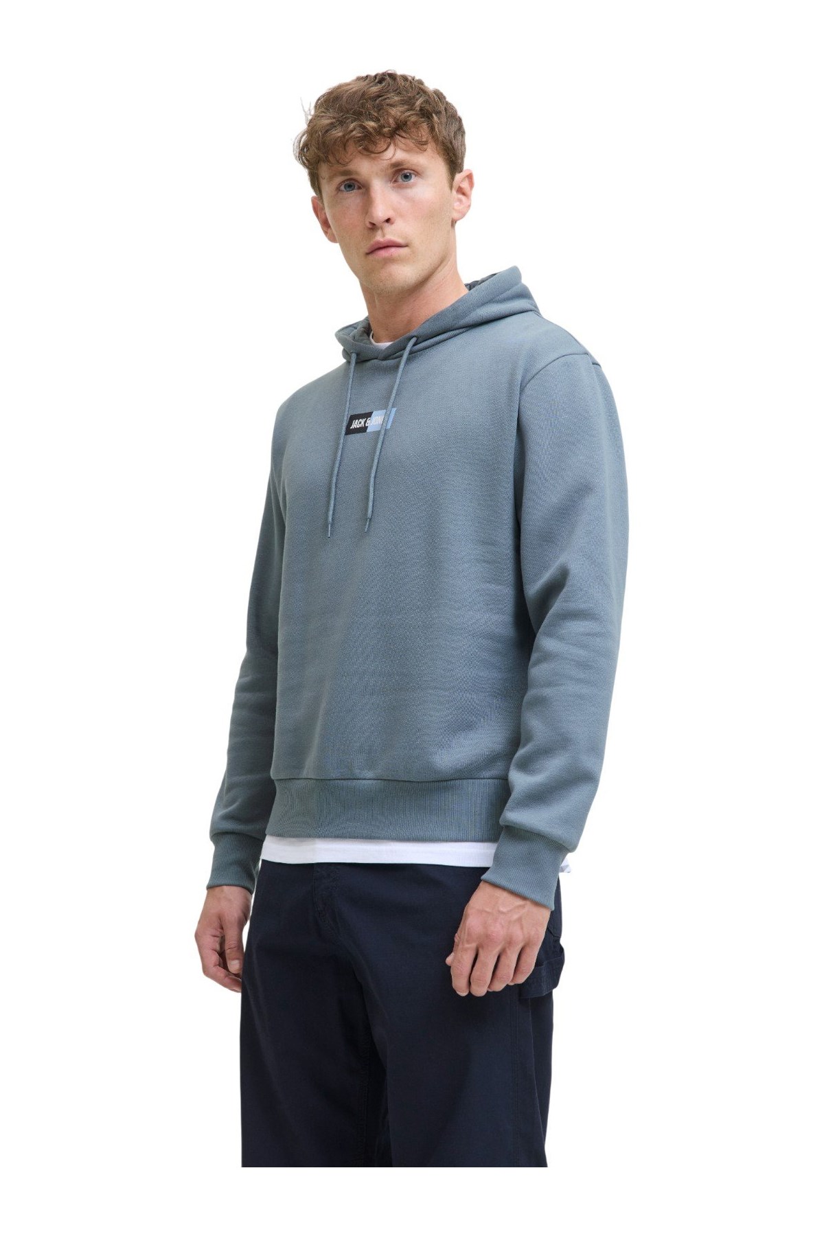 Jack & Jones Jjpan Erkek Sweatshirt 12278618 Mavi