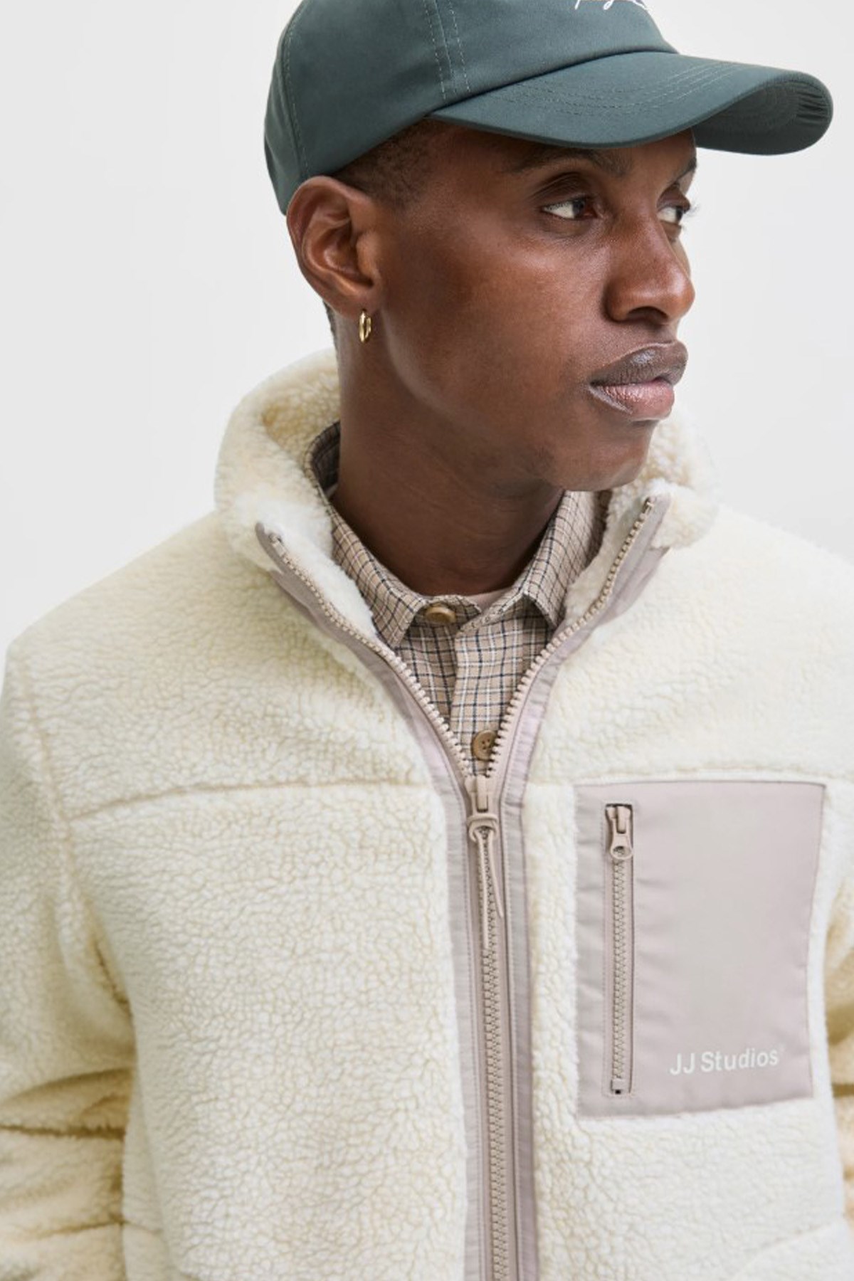 Jack & Jones Jjesoho Teddy Erkek Ceket 12278784 Gri