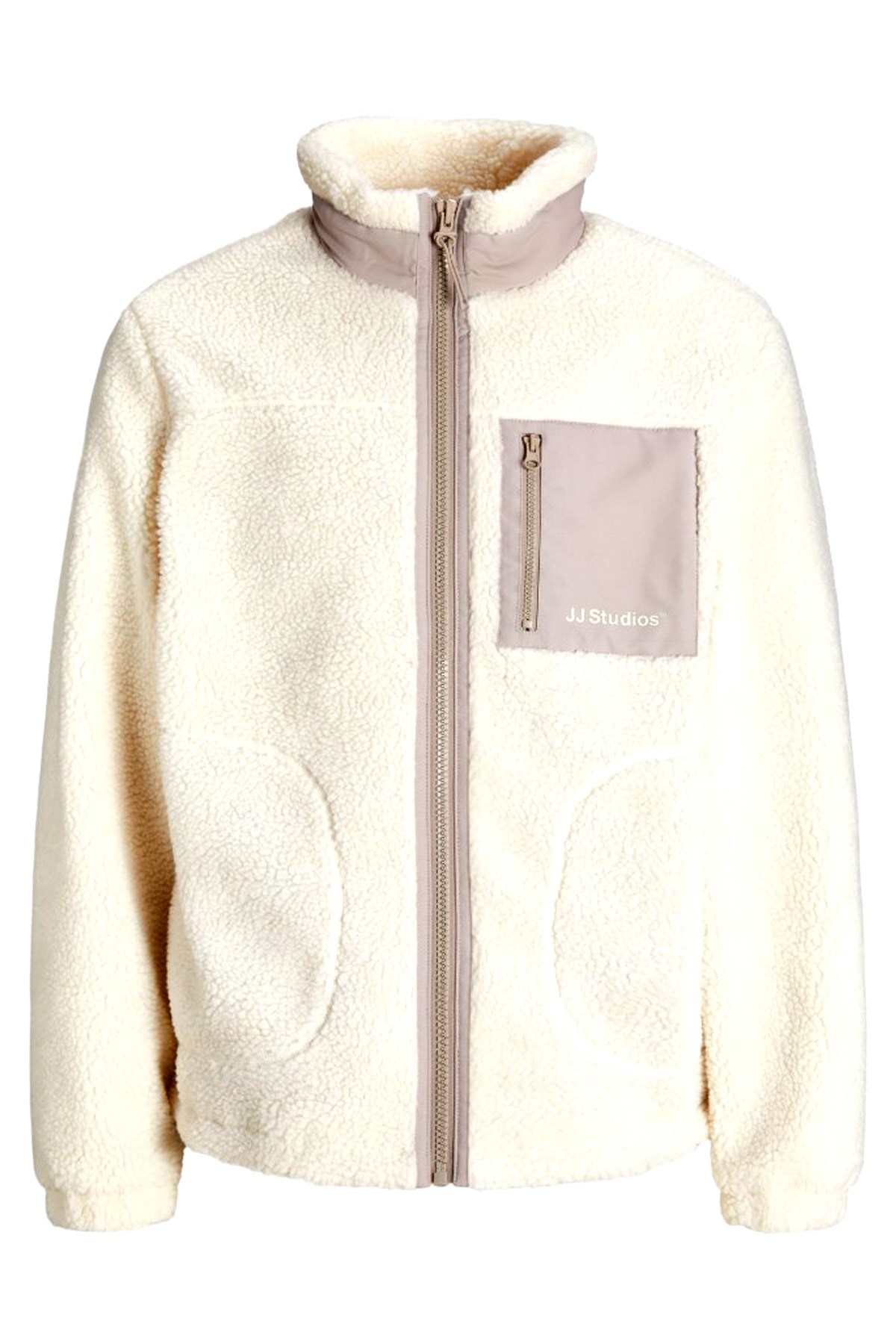 Jack & Jones Jjesoho Teddy Erkek Ceket 12278784 Gri