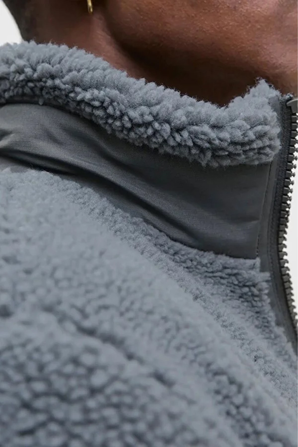 Jack & Jones Jjesoho Teddy Erkek Ceket 12278784 Mavi