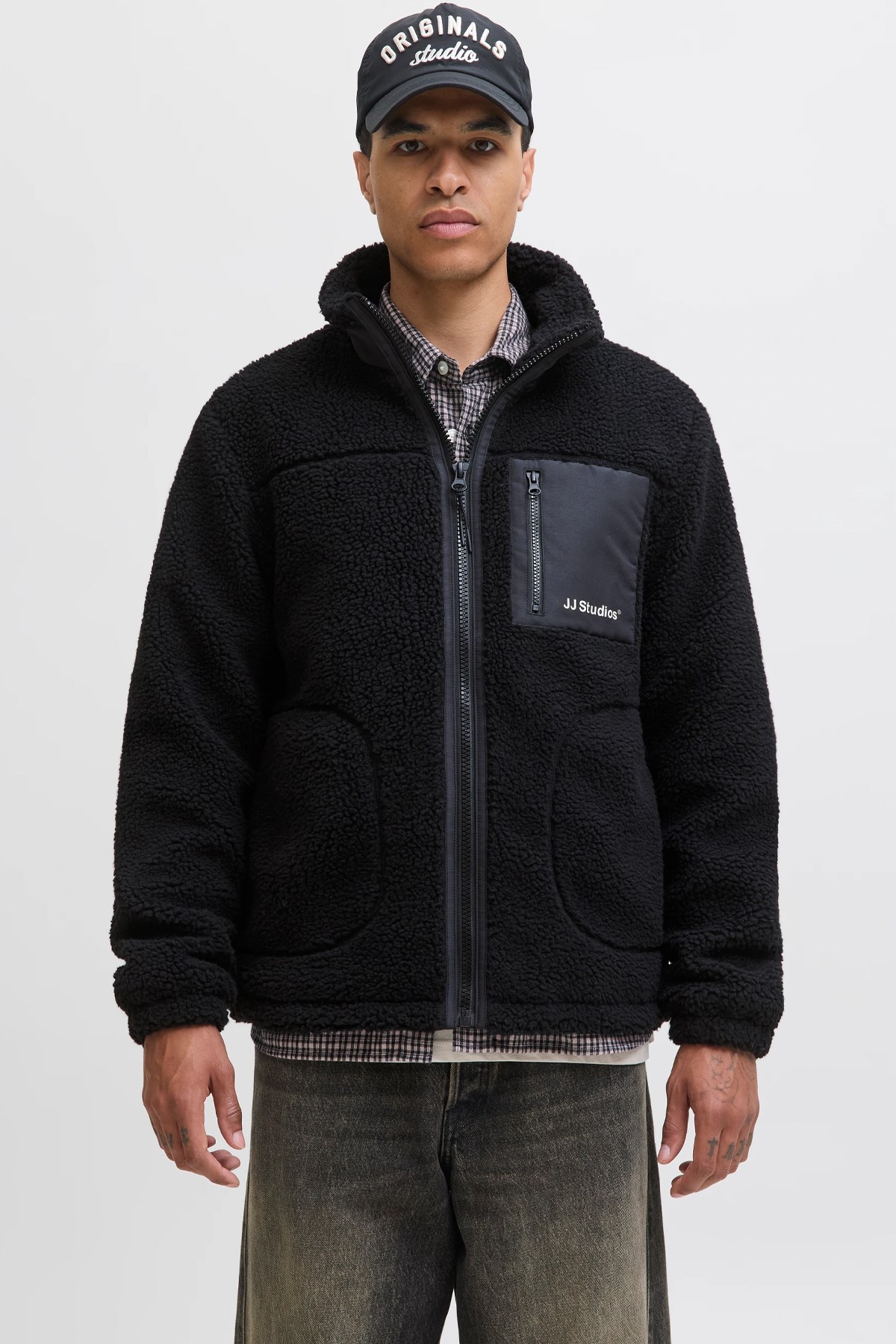 Jack & Jones Jjesoho Teddy Erkek Ceket 12278784 Siyah