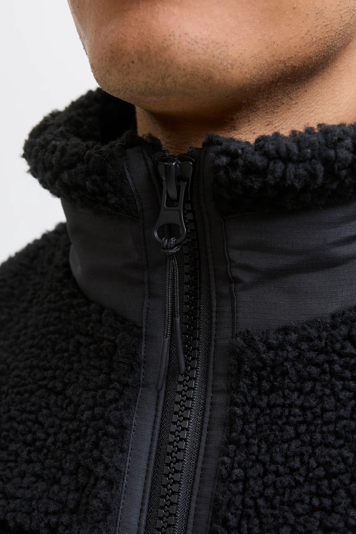 Jack & Jones Jjesoho Teddy Erkek Ceket 12278784 Siyah