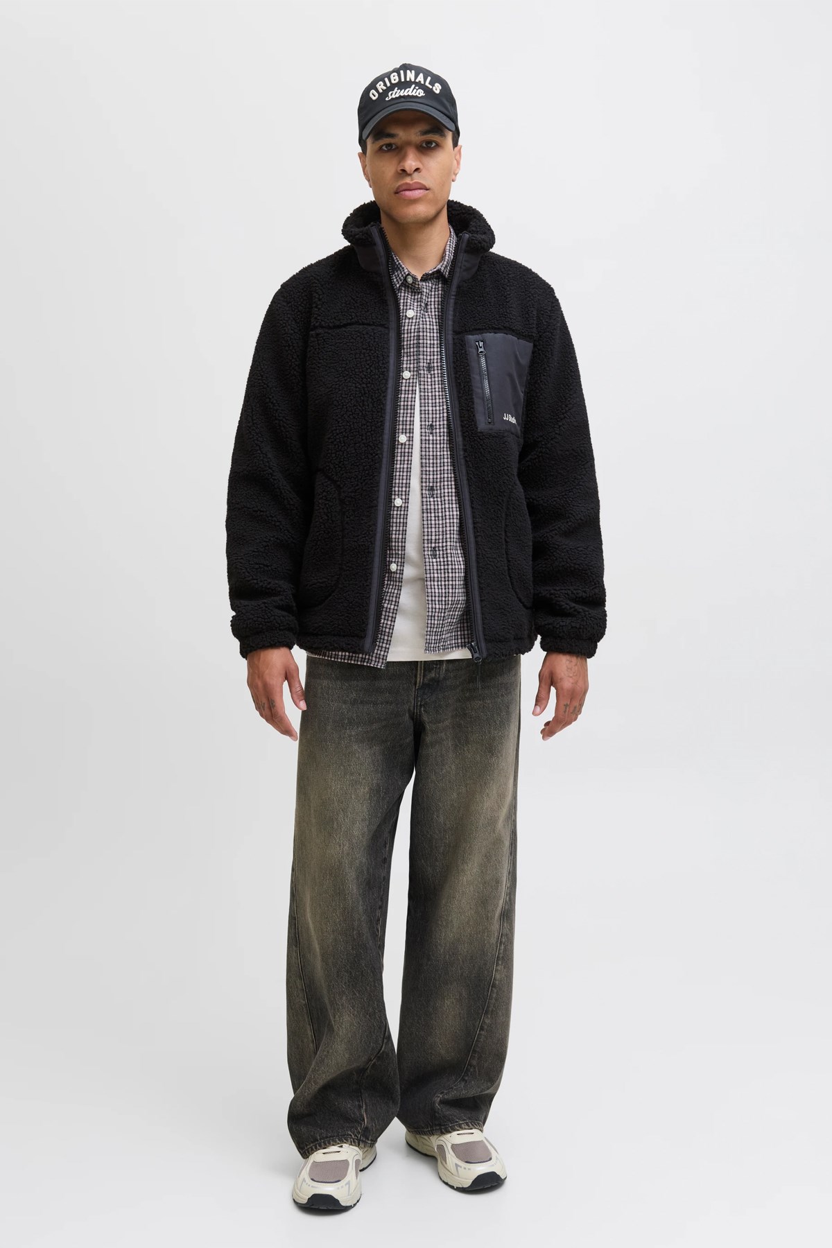 Jack & Jones Jjesoho Teddy Erkek Ceket 12278784 Siyah