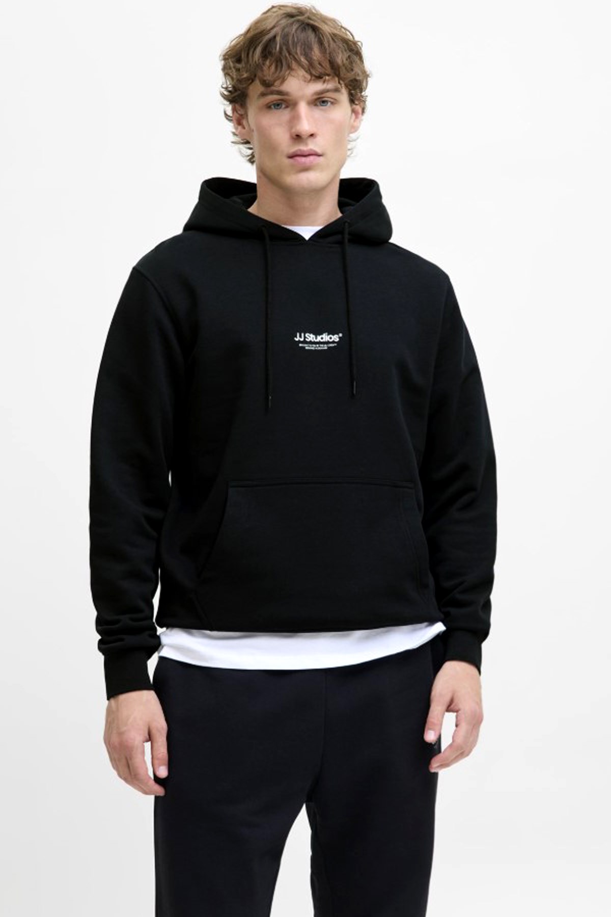 Jack & Jones Jjesoho Erkek Sweatshirt 12278789 Siyah