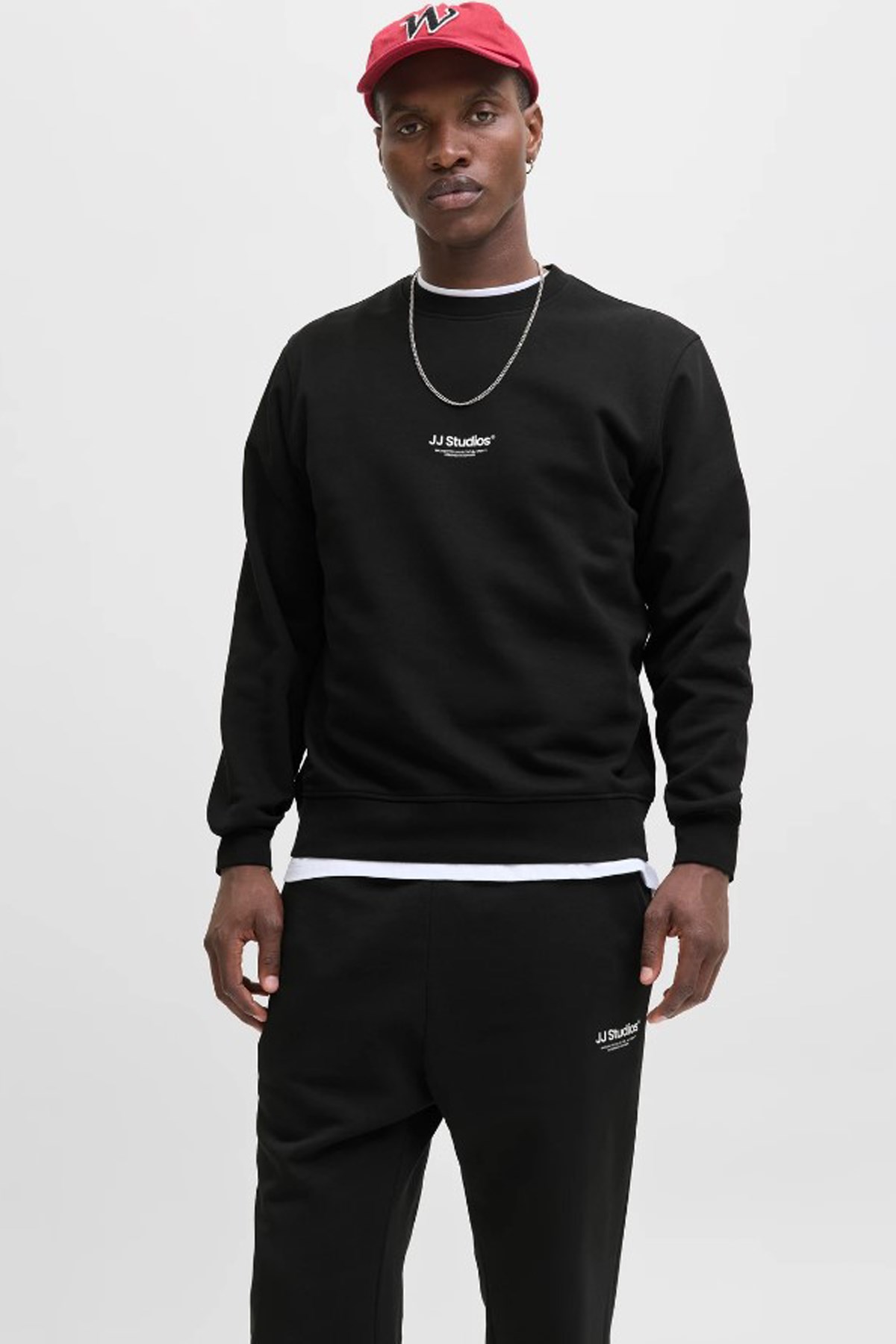 Jack & Jones Jjesoho Erkek Sweatshirt 12278791 Siyah