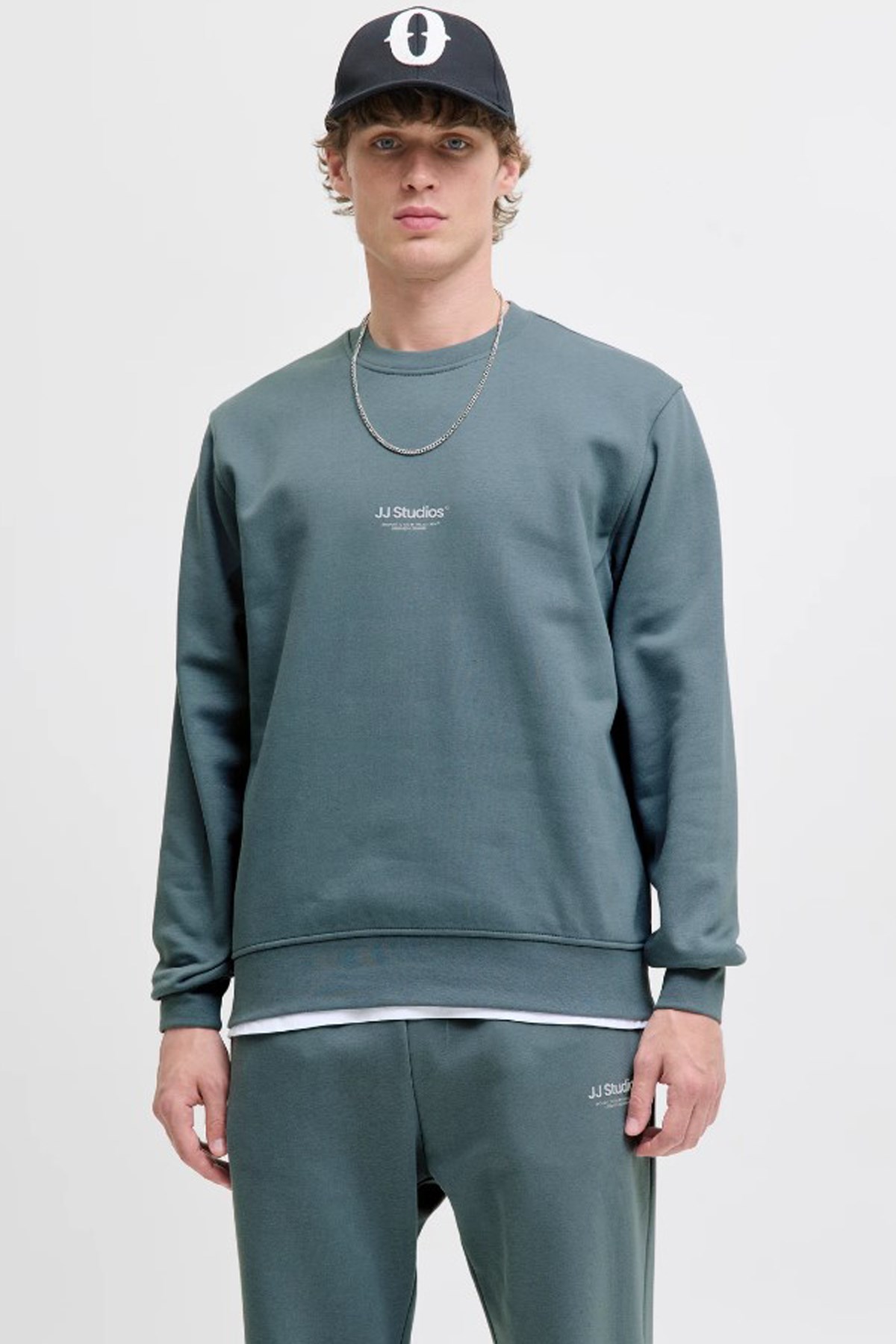 Jack & Jones Jjesoho Erkek Sweatshirt 12278791 Yeşil