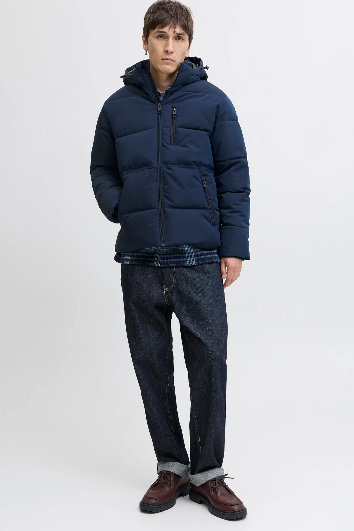 Jack & Jones Jjeowen Puffer Erkek Mont 12278792 Haki