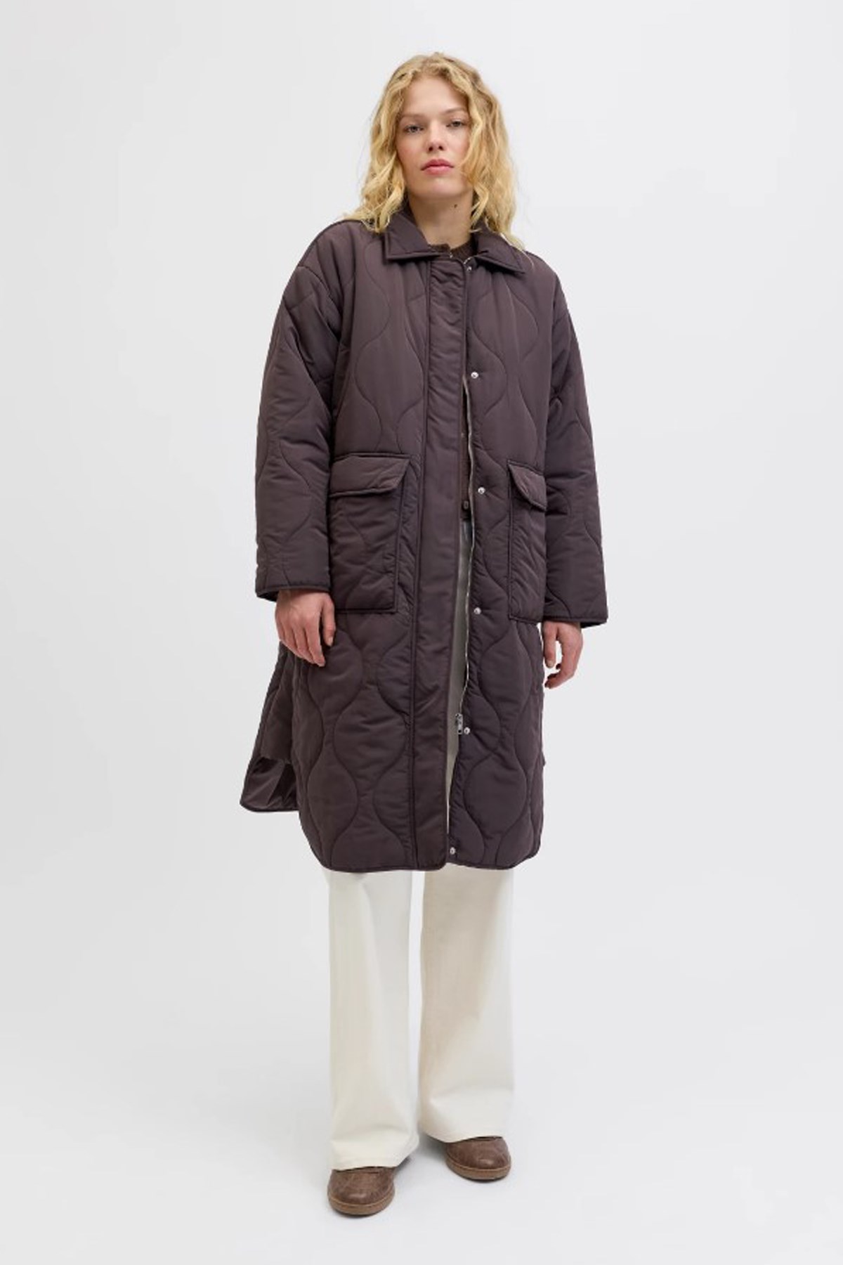 Jack & Jones Jxserena Kadın Mont 12278855 Kahverengi