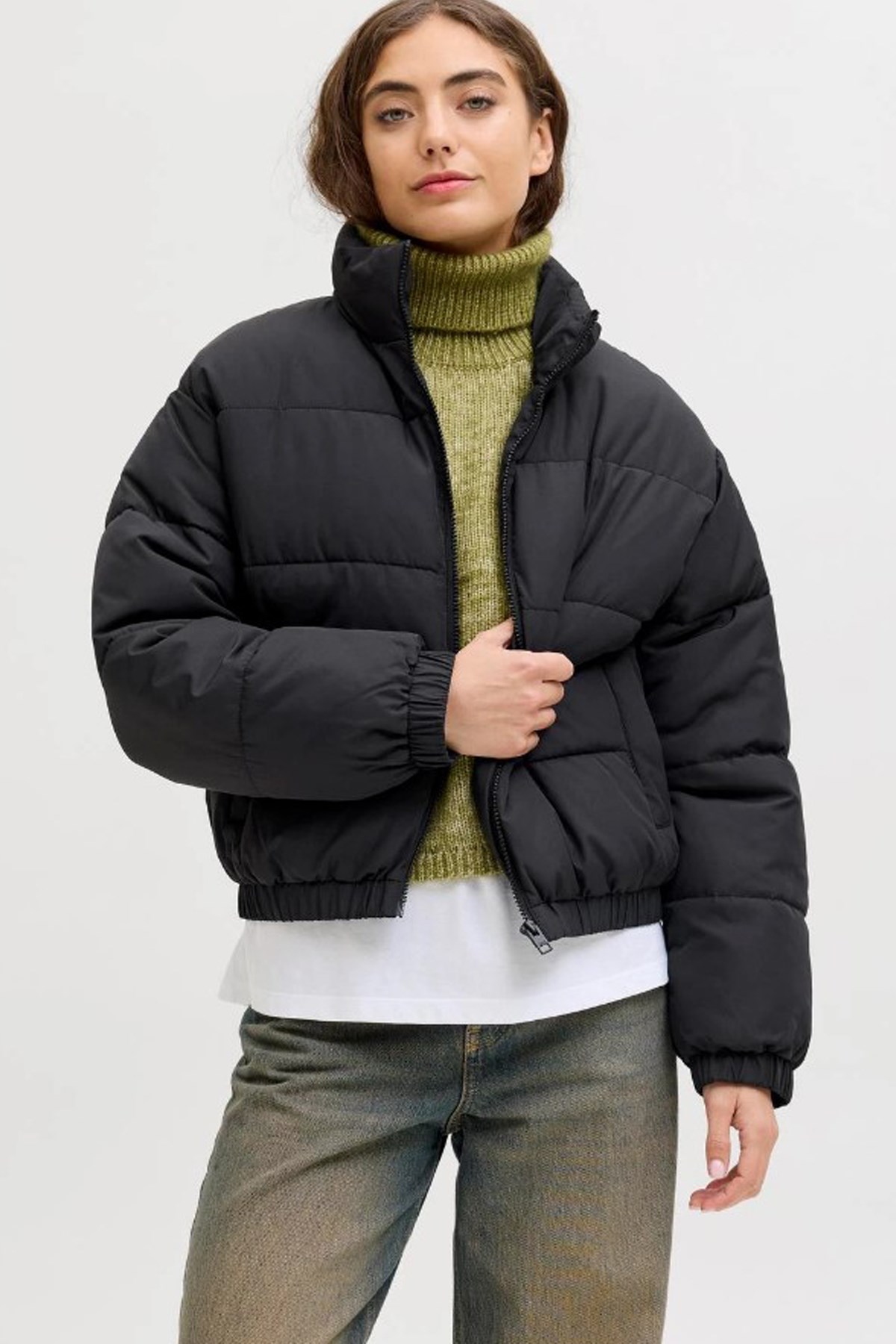 Jack & Jones Jxtracy Kadın Mont 12278857 Siyah