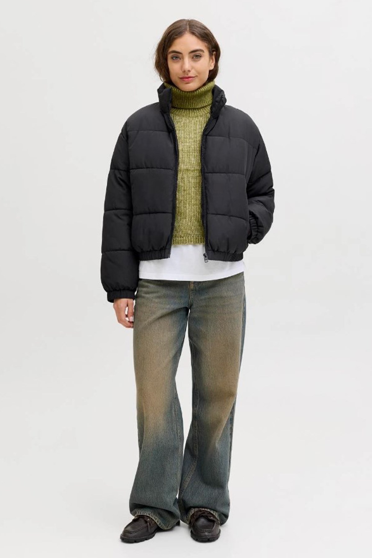 Jack & Jones Jxtracy Kadın Mont 12278857 Siyah