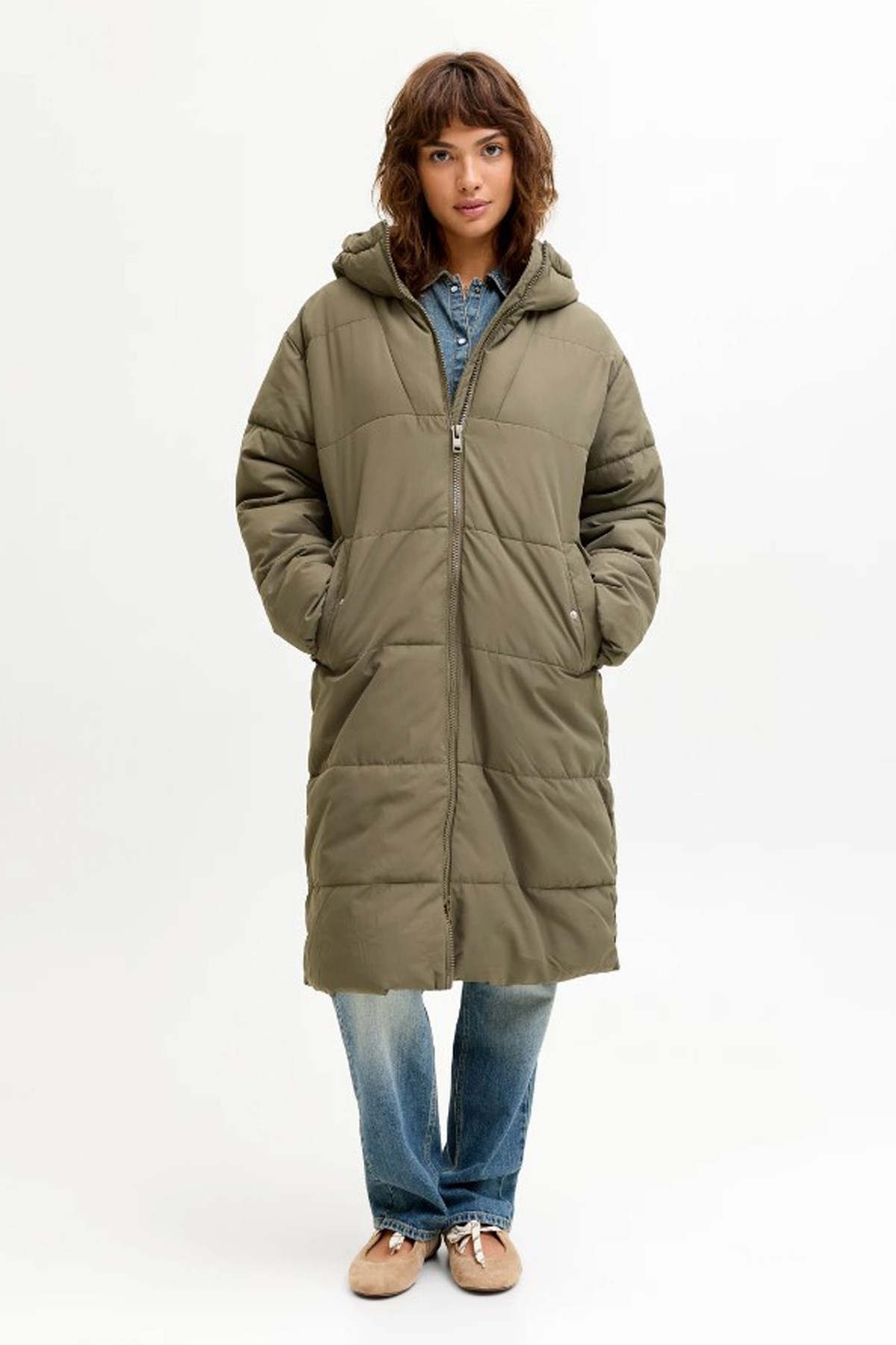 Jack & Jones Jxtracy Kadın Mont 12278860 Mavi