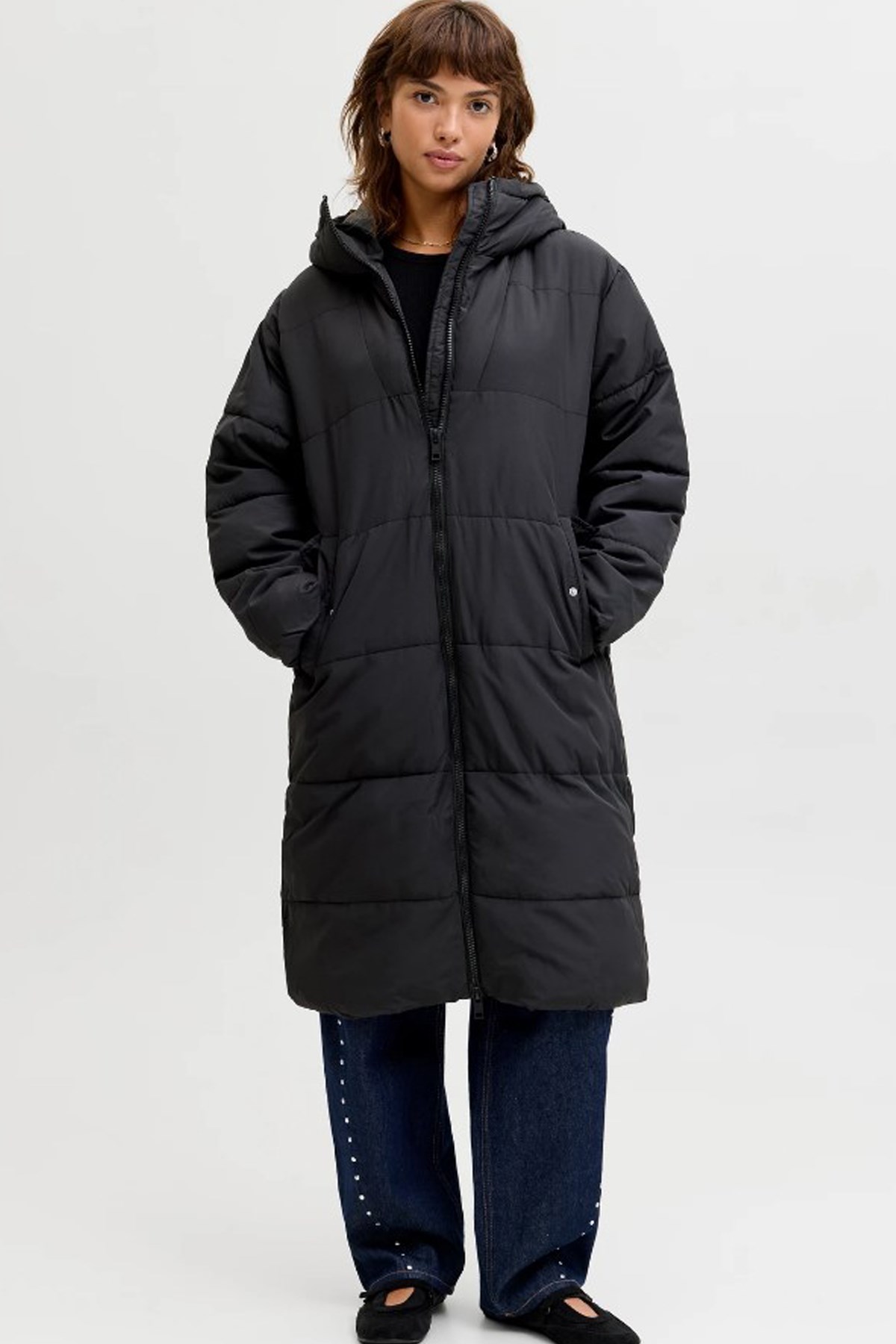 Jack & Jones Jxtracy Kadın Mont 12278860 Siyah