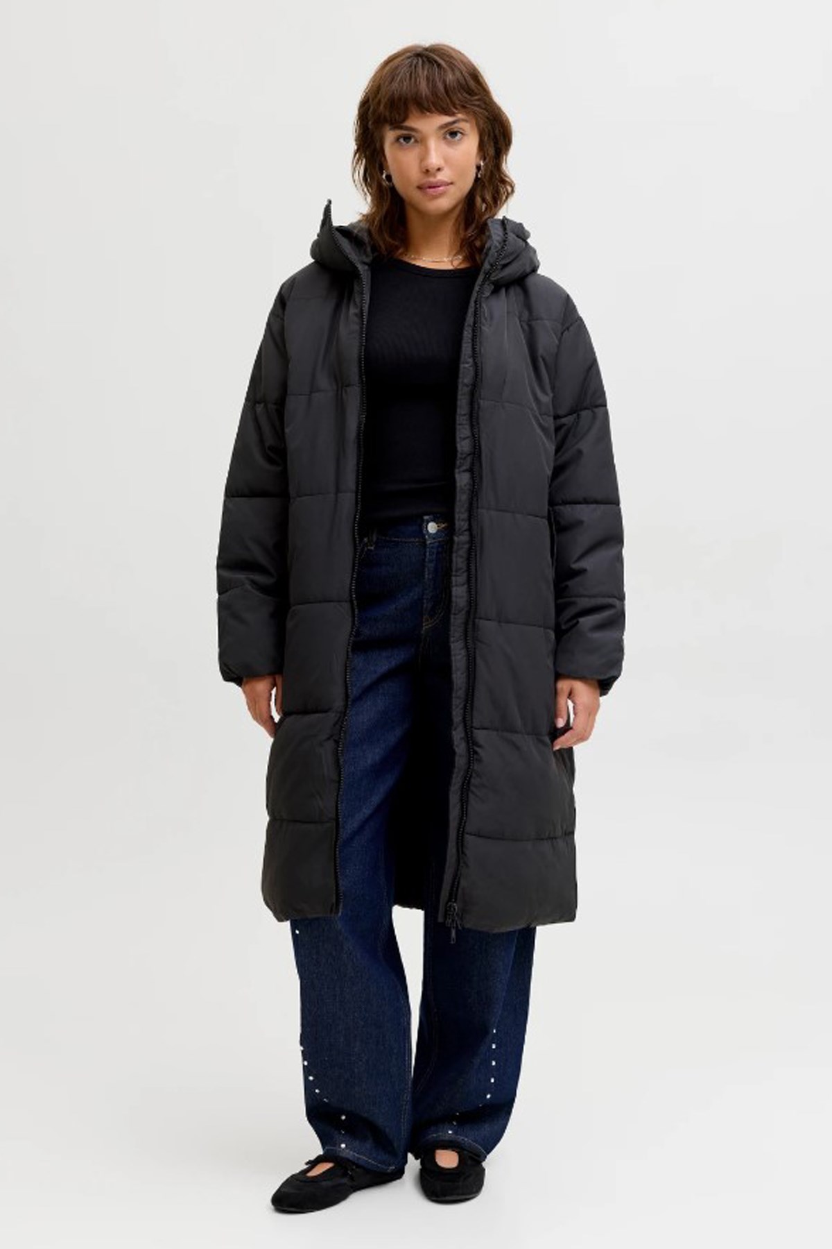 Jack & Jones Jxtracy Kadın Mont 12278860 Siyah