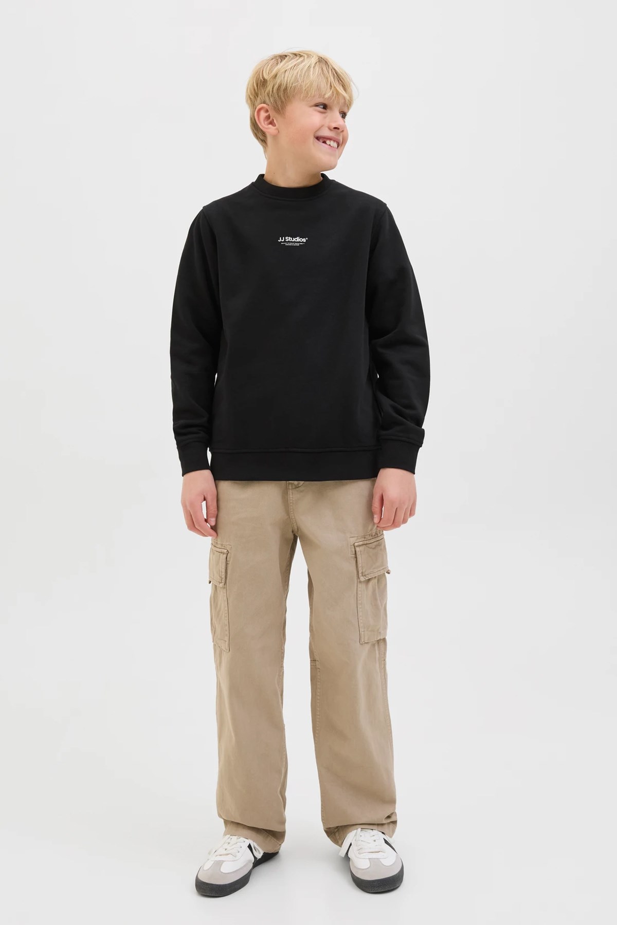 Jack & Jones Jjesoho Çocuk Sweatshirt 12279112 Siyah