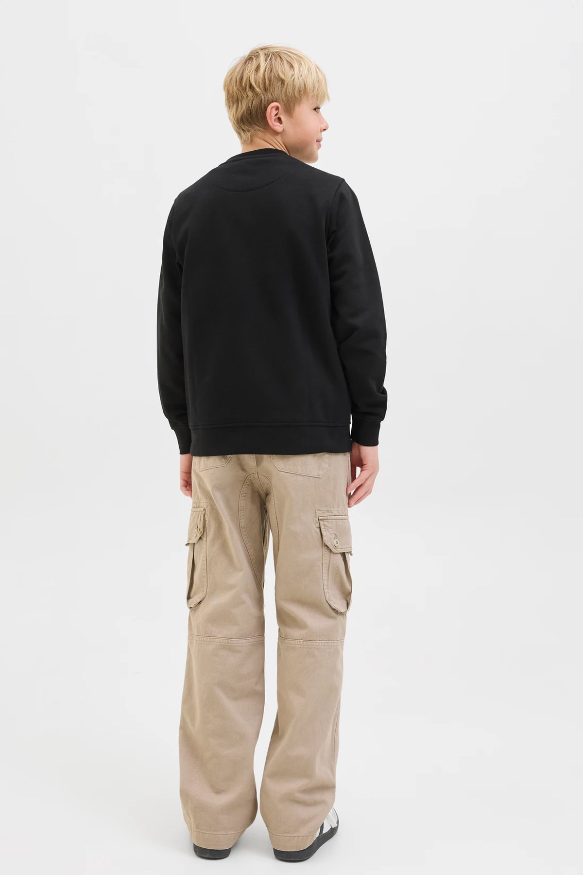 Jack & Jones Jjesoho Çocuk Sweatshirt 12279112 Siyah