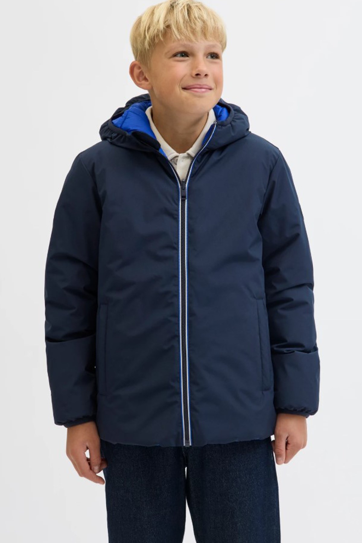 Jack & Jones Jjebrook Çocuk Mont 12279138 Mavi